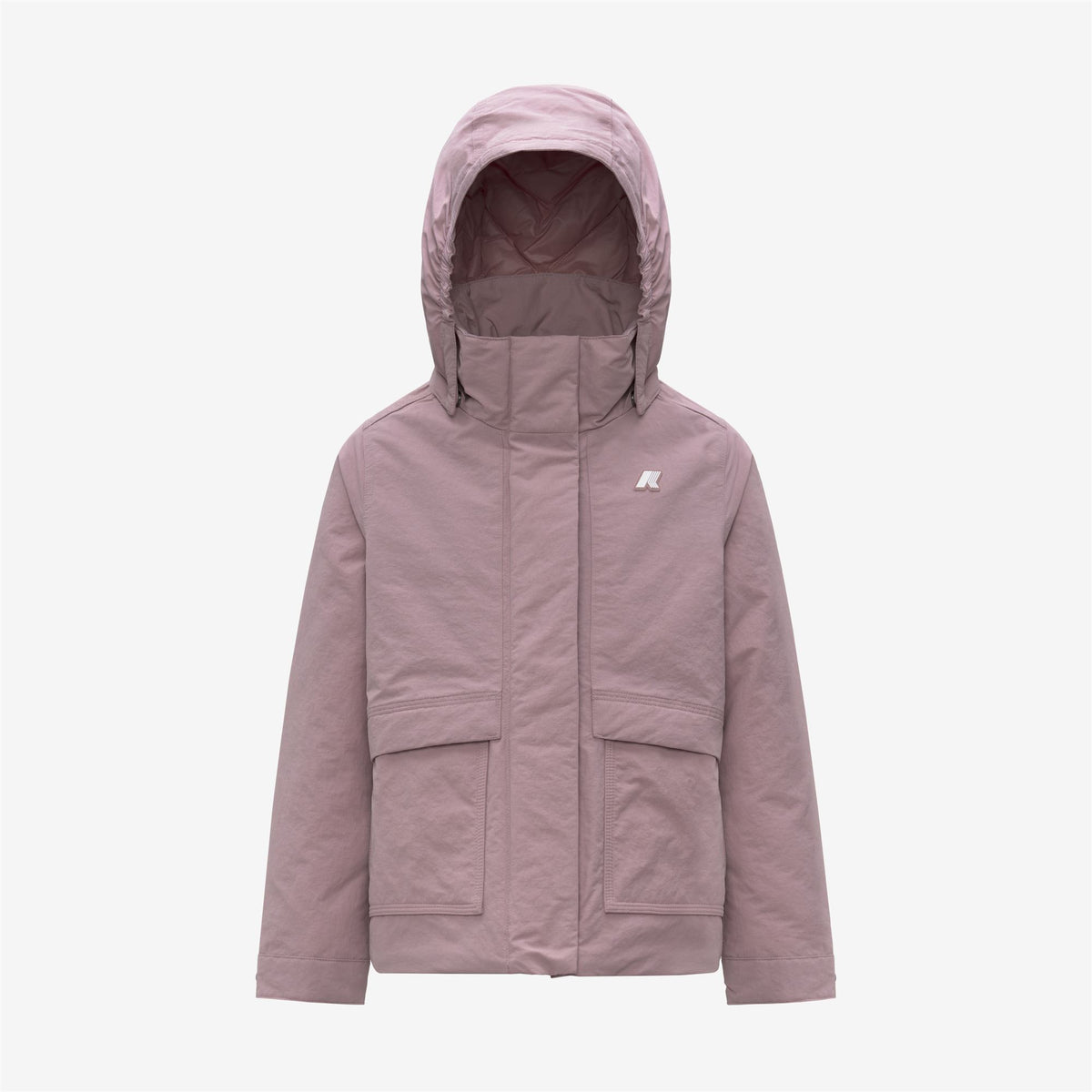 Jackets_GIRL_P. KALI WARM COTTON NYLON_Short_Rose Pinkish - Commercial 1