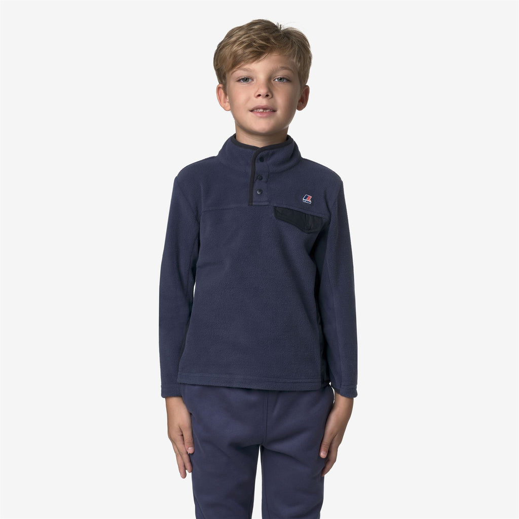 Fleece_KID UNISEX_P. BARNABE 4.0 POLAR_Jumper_Blue Deep Cobalt - Blue Depth - Commercial 4