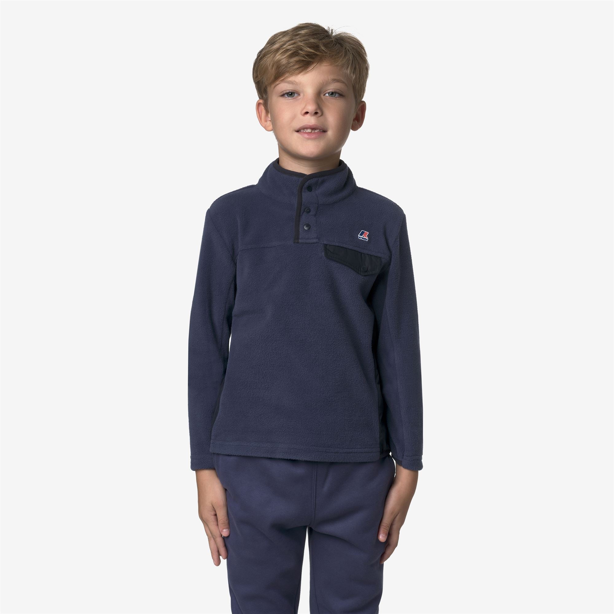 Fleece_KID UNISEX_P. BARNABE 4.0 POLAR_Jumper_Blue Deep Cobalt - Blue Depth - Commercial 4