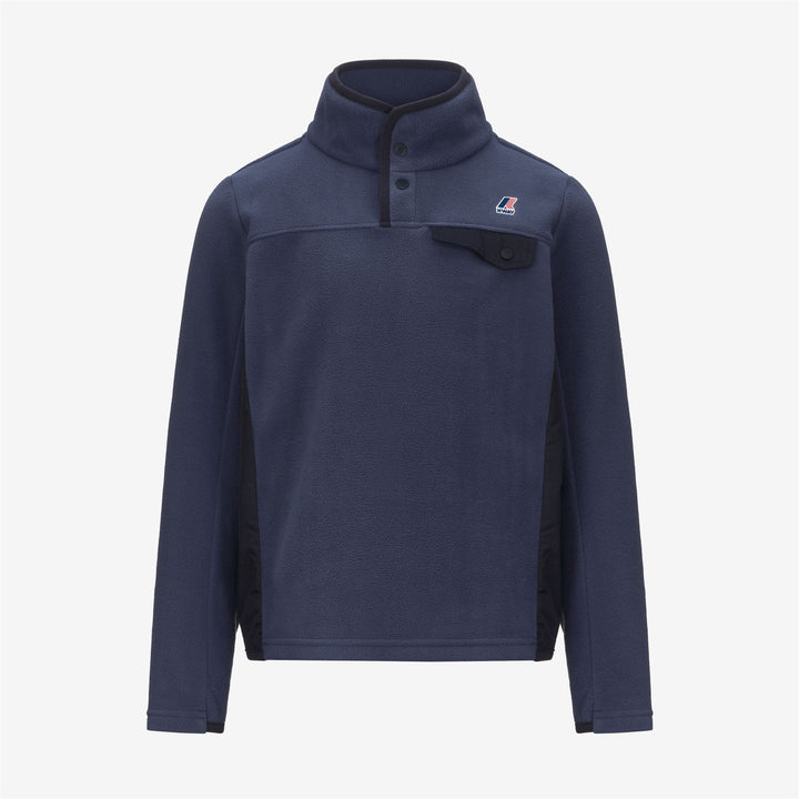 Maglione in pile unisex blu scuro per bambini, per autunno e inverno 1