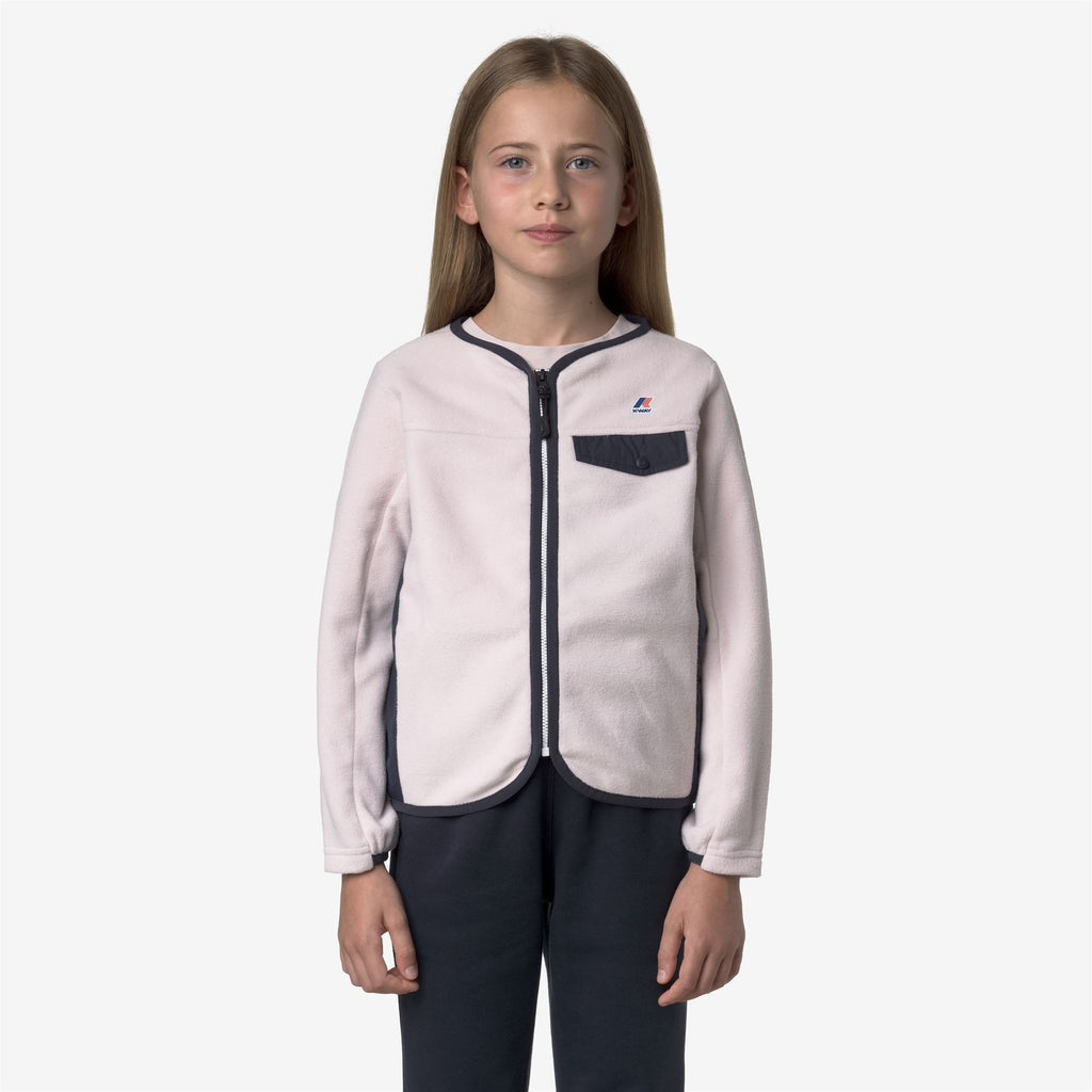Fleece_GIRL_P. ARISTIDE 4.0 POLAR_Jacket_Rose Hushed - Blue Depth - Commercial 4