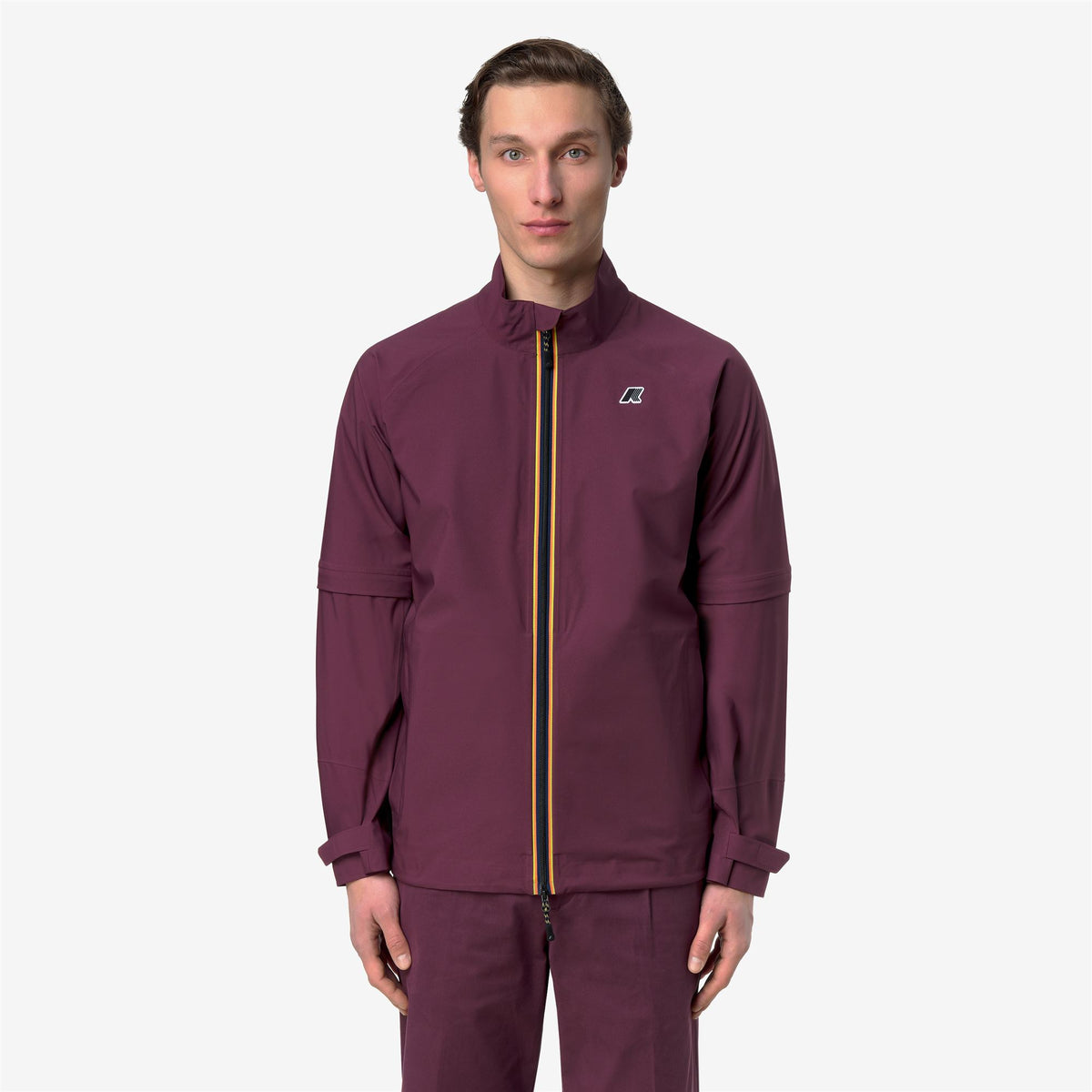Jackets_Man_PUNCHER GOLF_Long_Violet Mauve Wine - Commercial 4