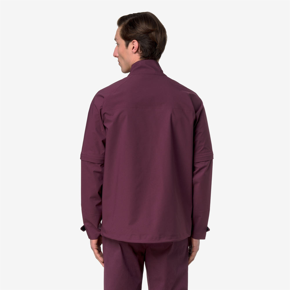 PUNCHER GOLF Jackets Long Man Violet Mauve Wine 02