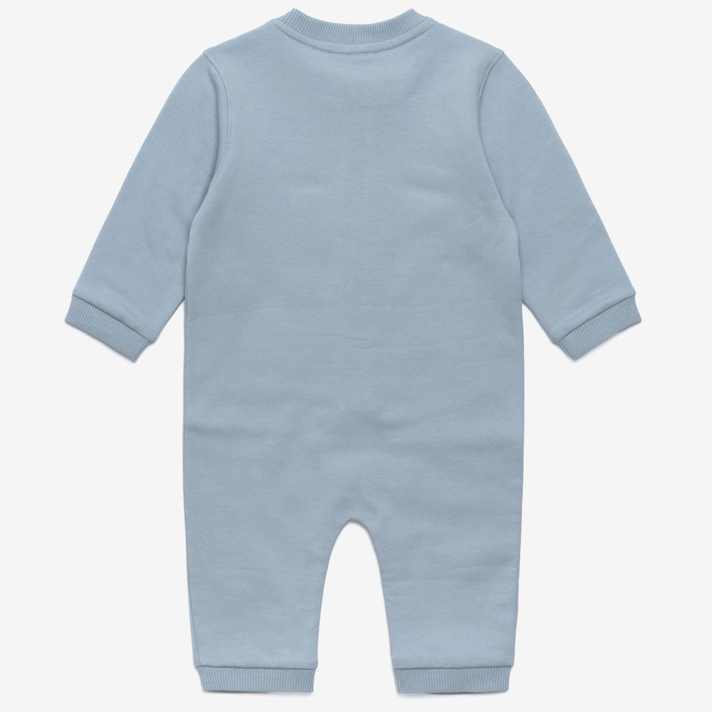Blue unisex Kids' Brushed Cotton Tracksuit with Hat 02