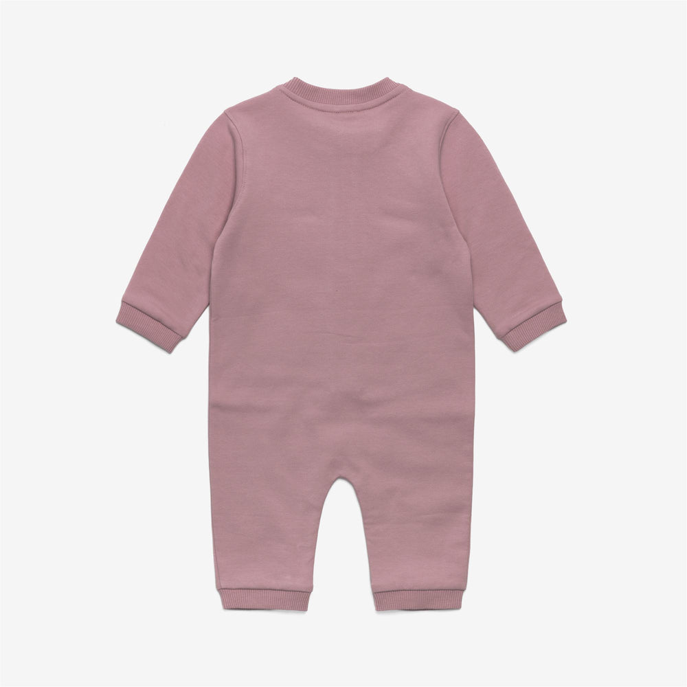Brown pinkish Unisex Kid's Tracksuit and Hat Set 02