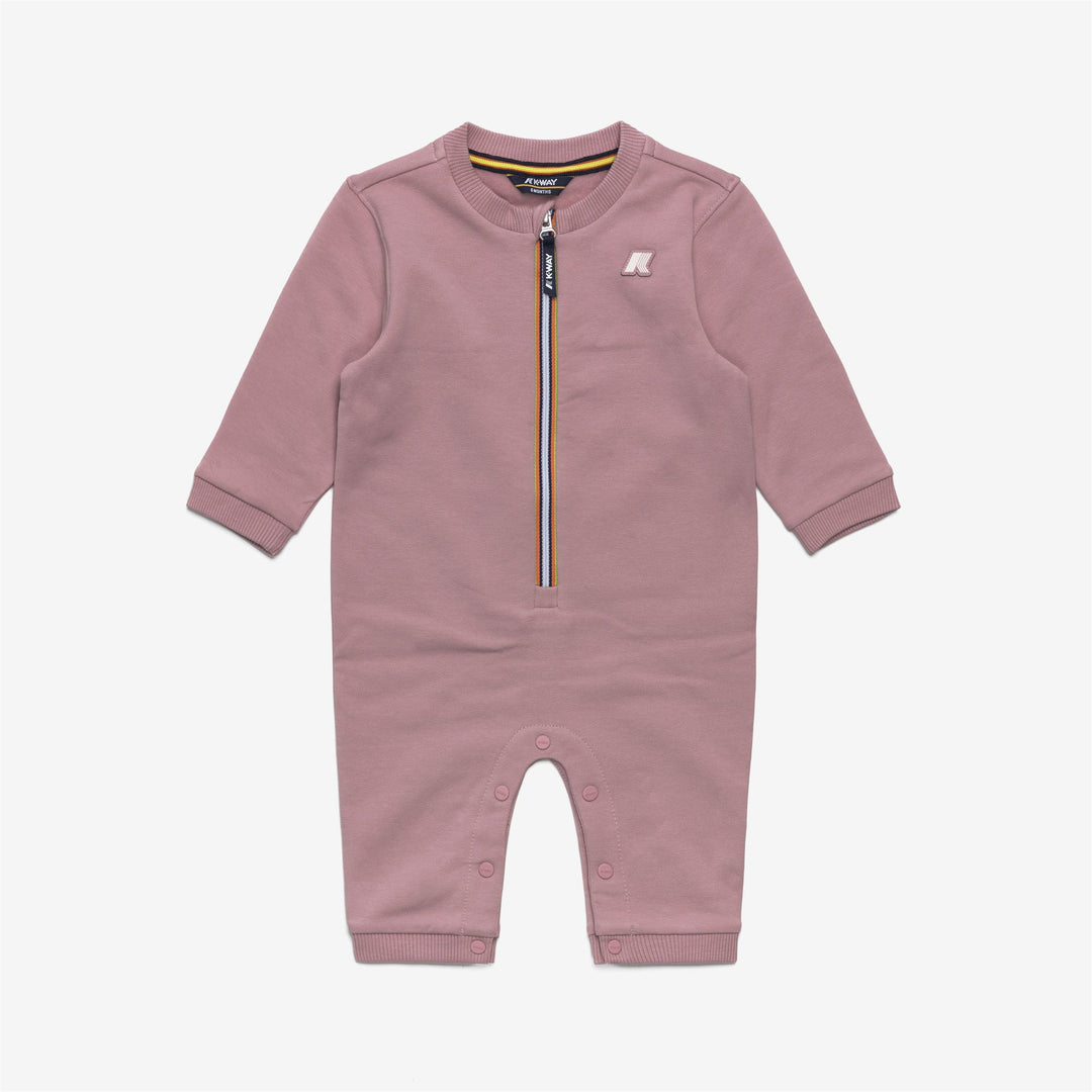 Brown pinkish Unisex Kid's Tracksuit and Hat Set main