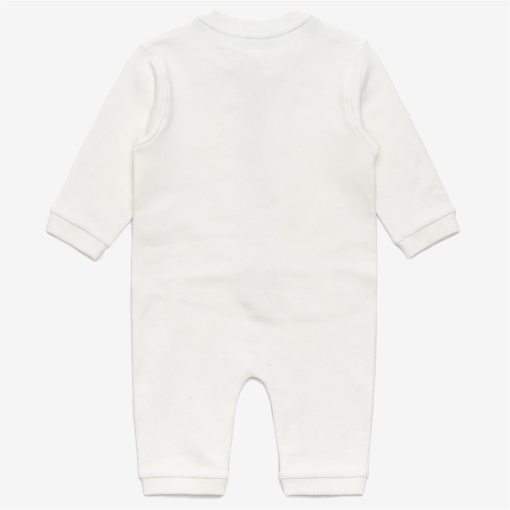White cotton unisex Kids' Tracksuit and Hat Set 02