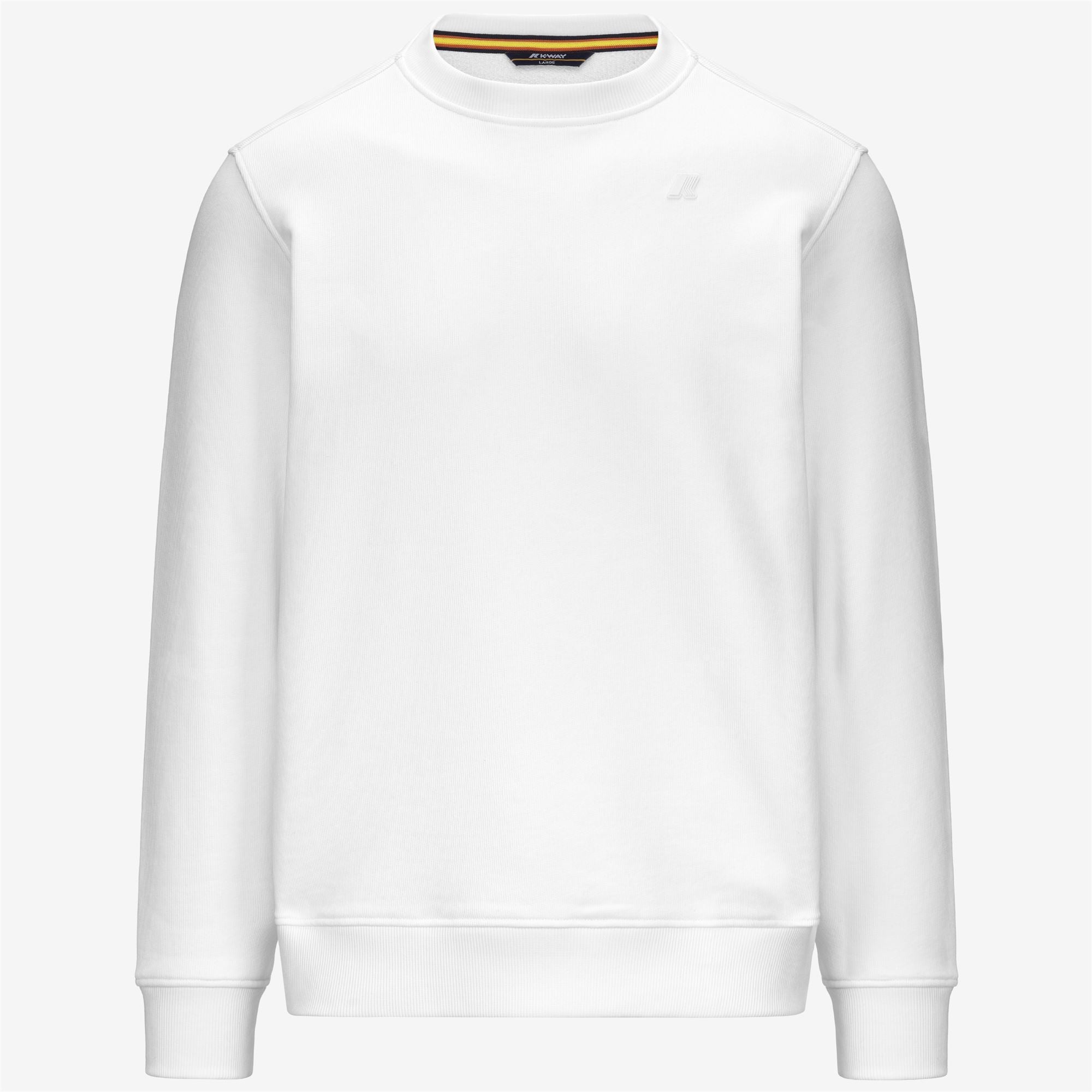 Fleece_MAN_BAPTISTE FRENCH TERRY_Jumper_White - Commercial 1