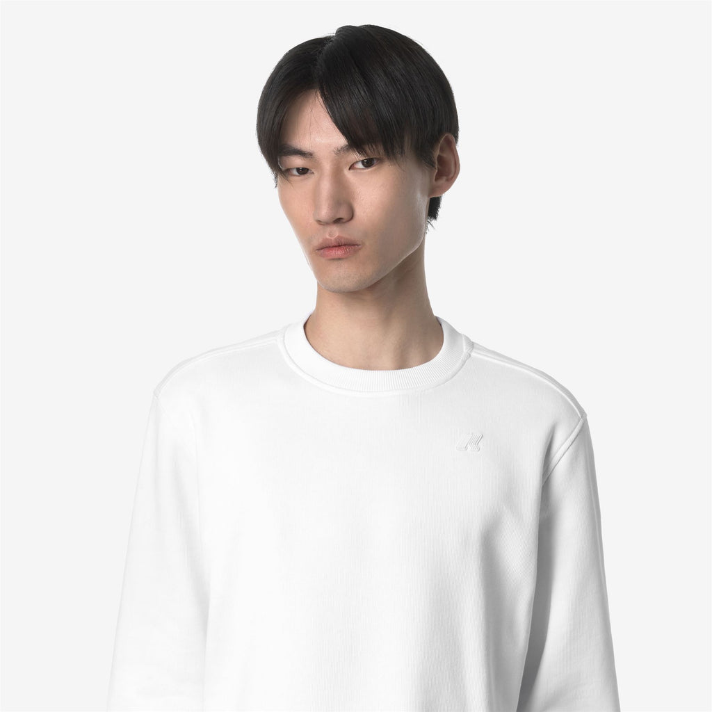 Fleece_MAN_BAPTISTE FRENCH TERRY_Jumper_White - Commercial 7