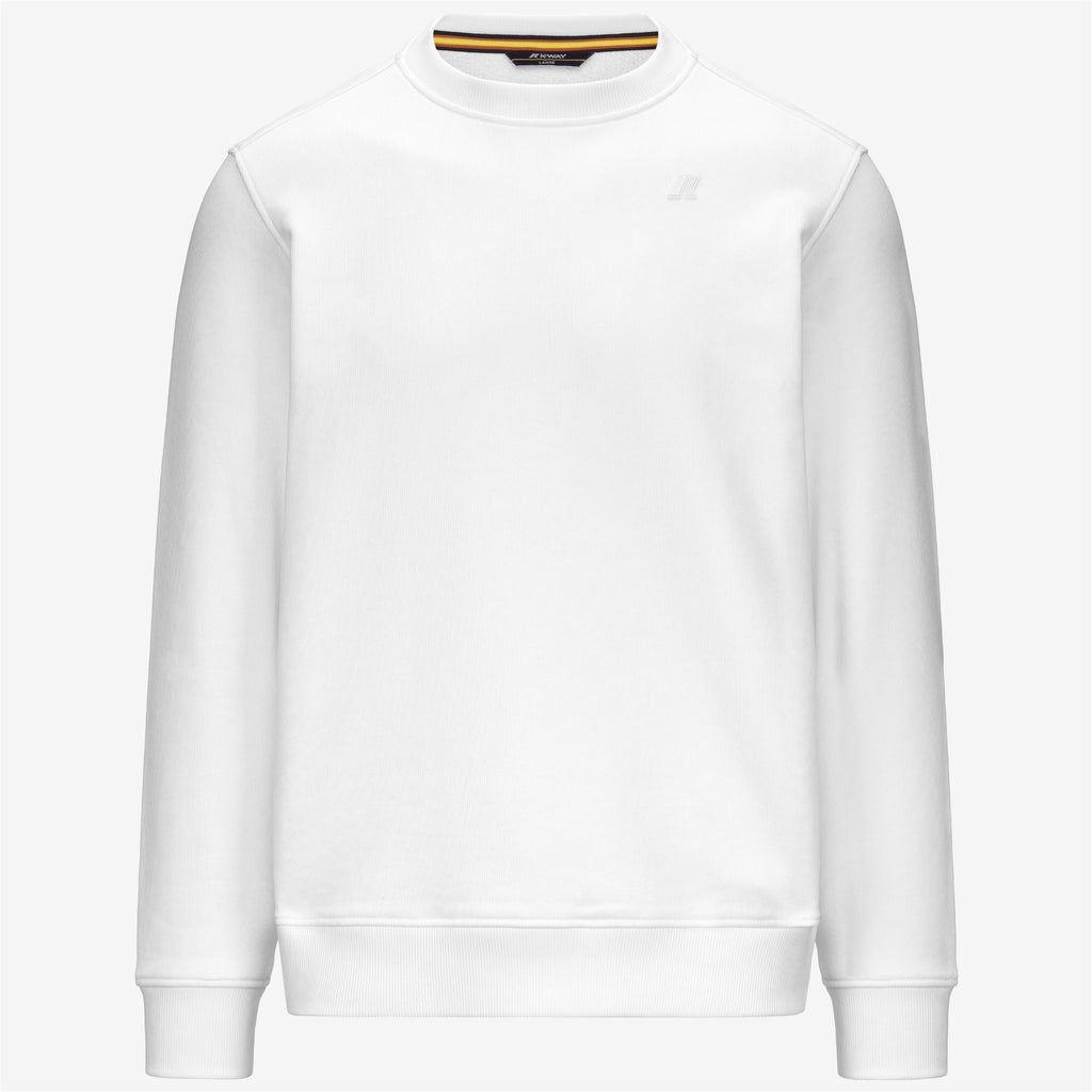 Fleece_MAN_BAPTISTE FRENCH TERRY_Jumper_White - Commercial 1