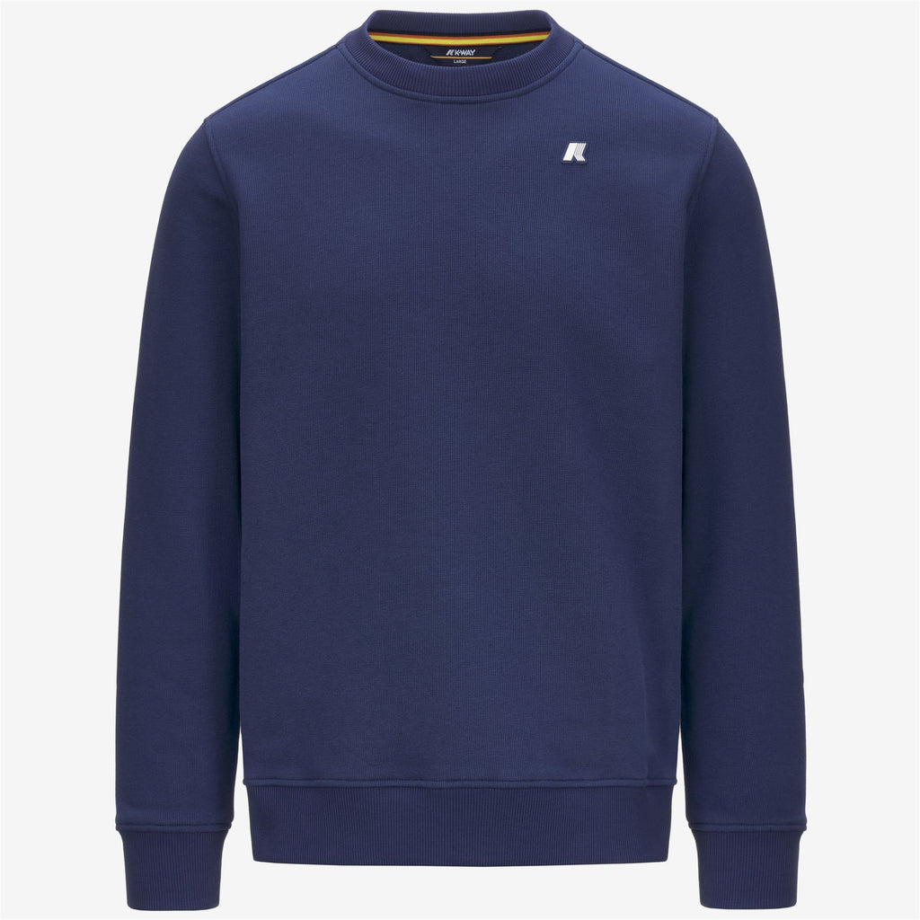 Fleece_MAN_BAPTISTE FRENCH TERRY_Jumper_Blue Deep Cobalt - Commercial 1