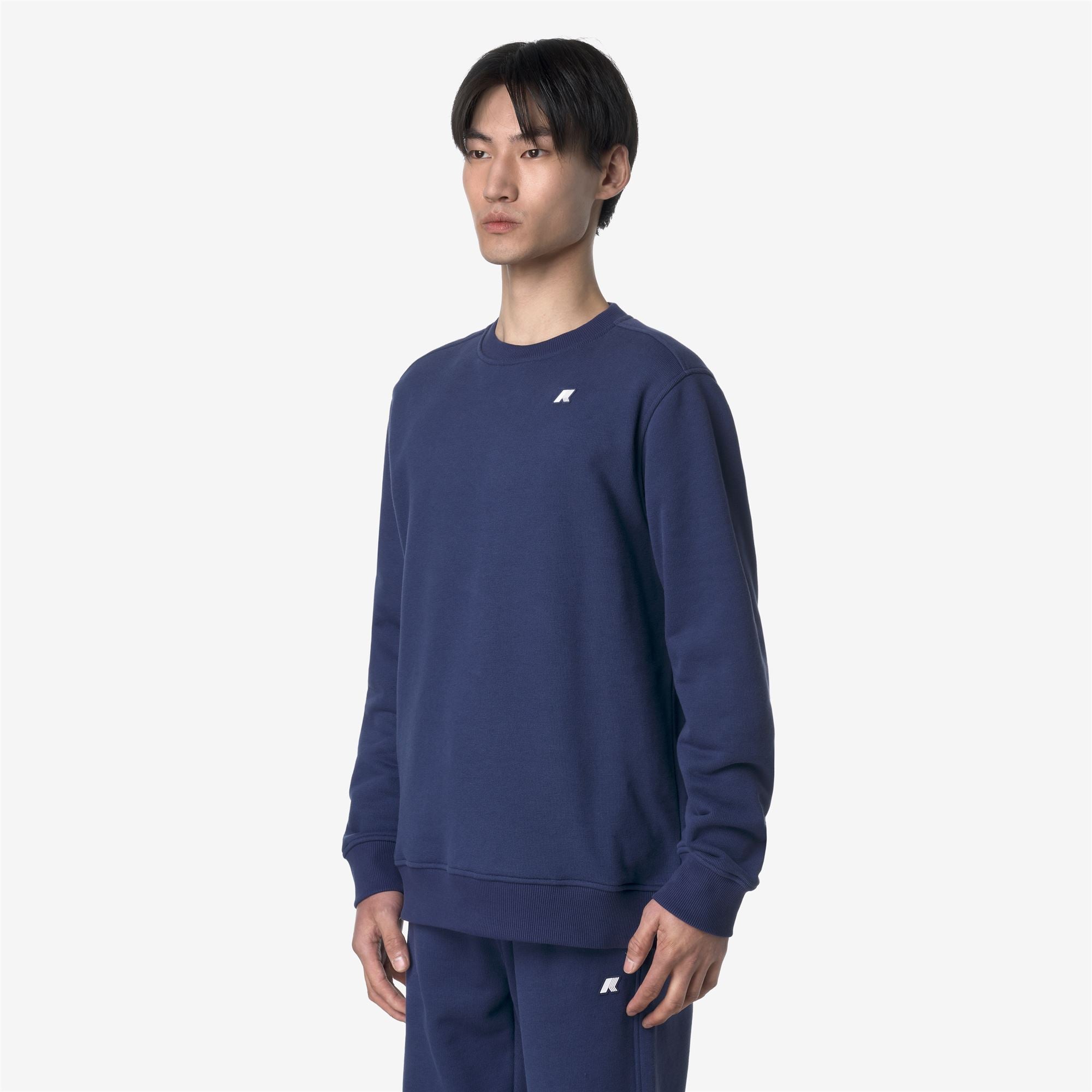 Fleece_MAN_BAPTISTE FRENCH TERRY_Jumper_Blue Deep Cobalt - Commercial 5