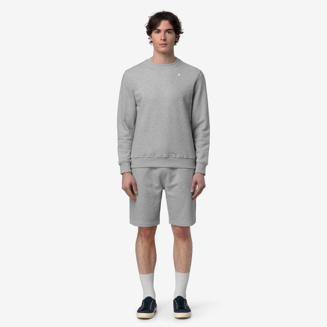 BAPTISTE FRENCH TERRY - Fleece - Jumper - Man - GREY MID MEL main