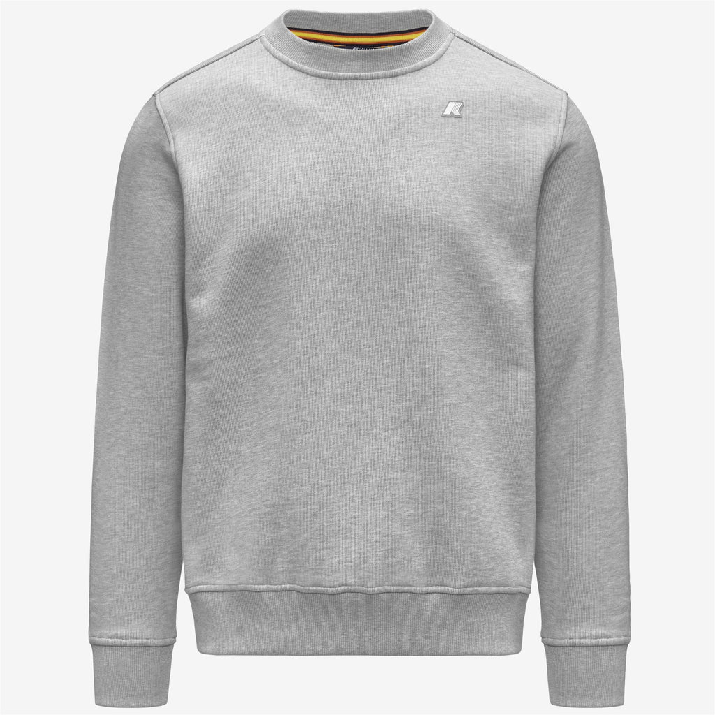 Fleece_Man_BAPTISTE FRENCH TERRY_Jumper_GREY MID MEL - Commercial 1
