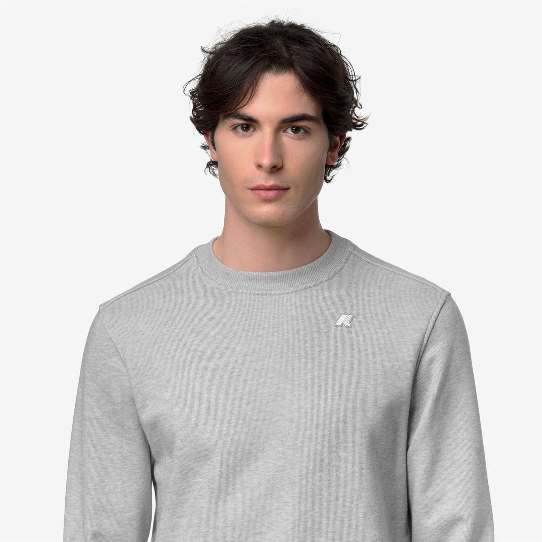 BAPTISTE FRENCH TERRY - Fleece - Jumper - Man - GREY MID MEL main