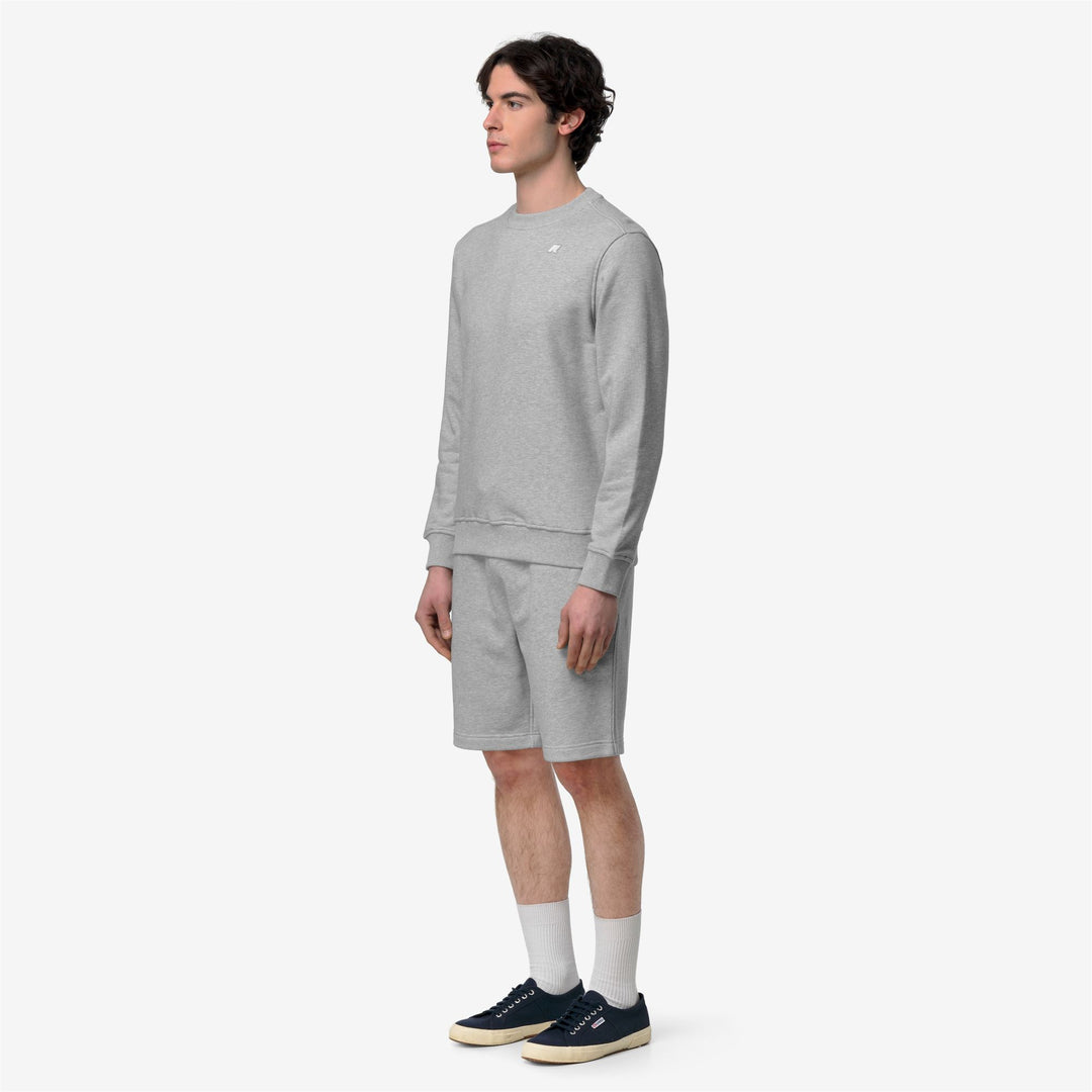 BAPTISTE FRENCH TERRY - Fleece - Jumper - Man - GREY MID MEL main