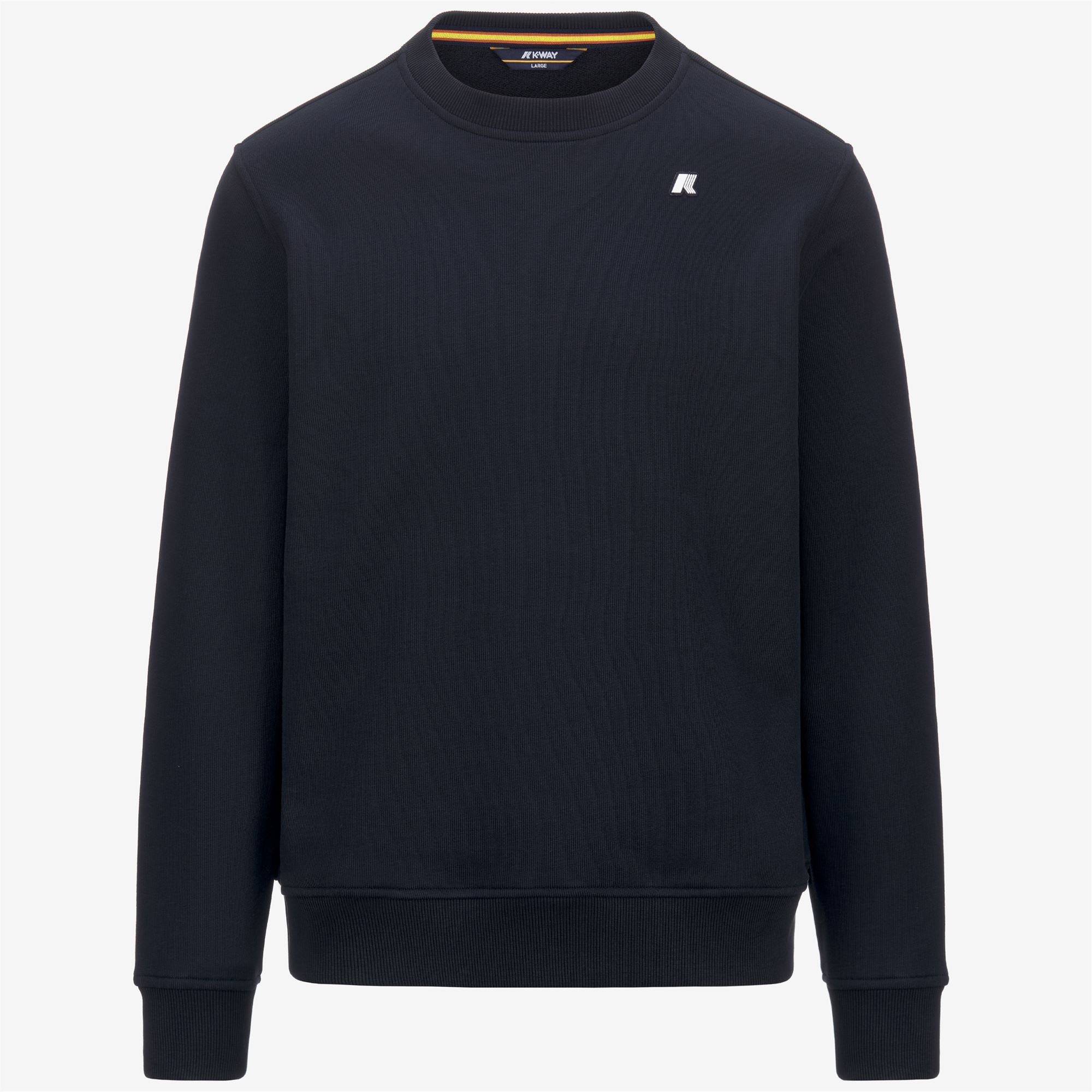 Fleece_MAN_BAPTISTE FRENCH TERRY_Jumper_Blue Depth - Commercial 1