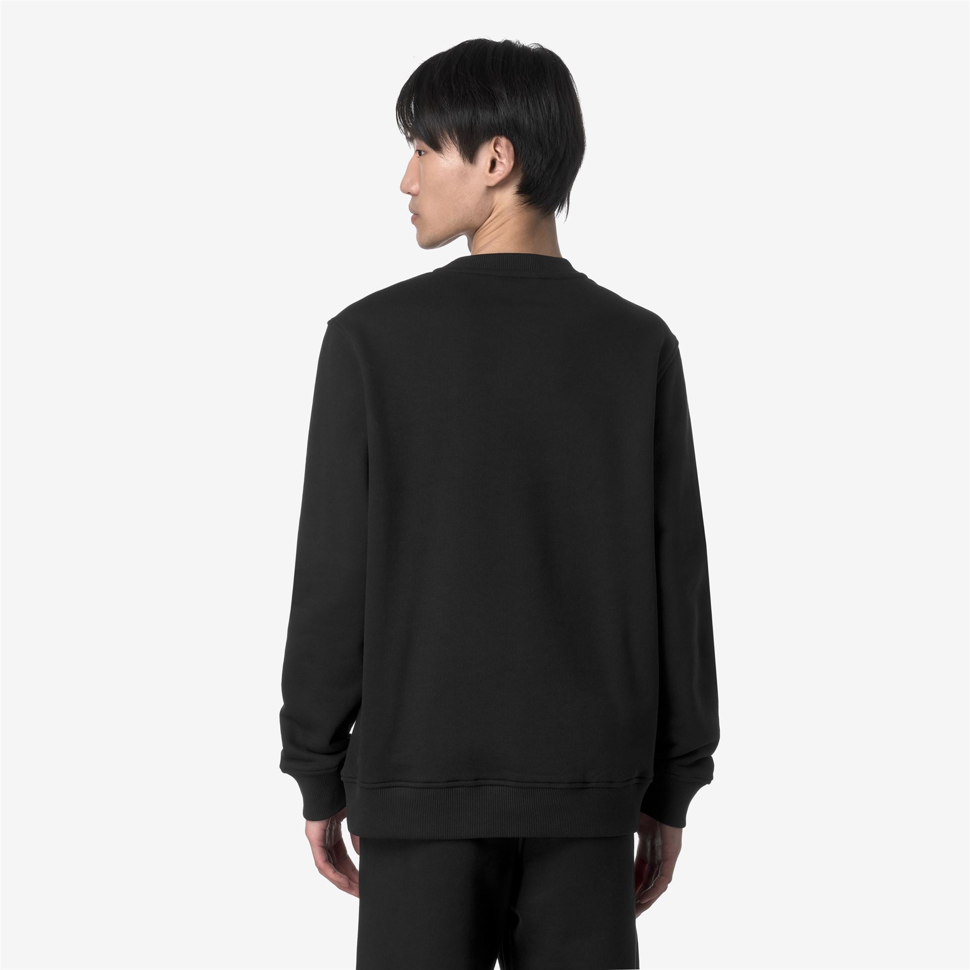 Fleece_MAN_BAPTISTE FRENCH TERRY_Jumper_Black Pure - Commercial 6