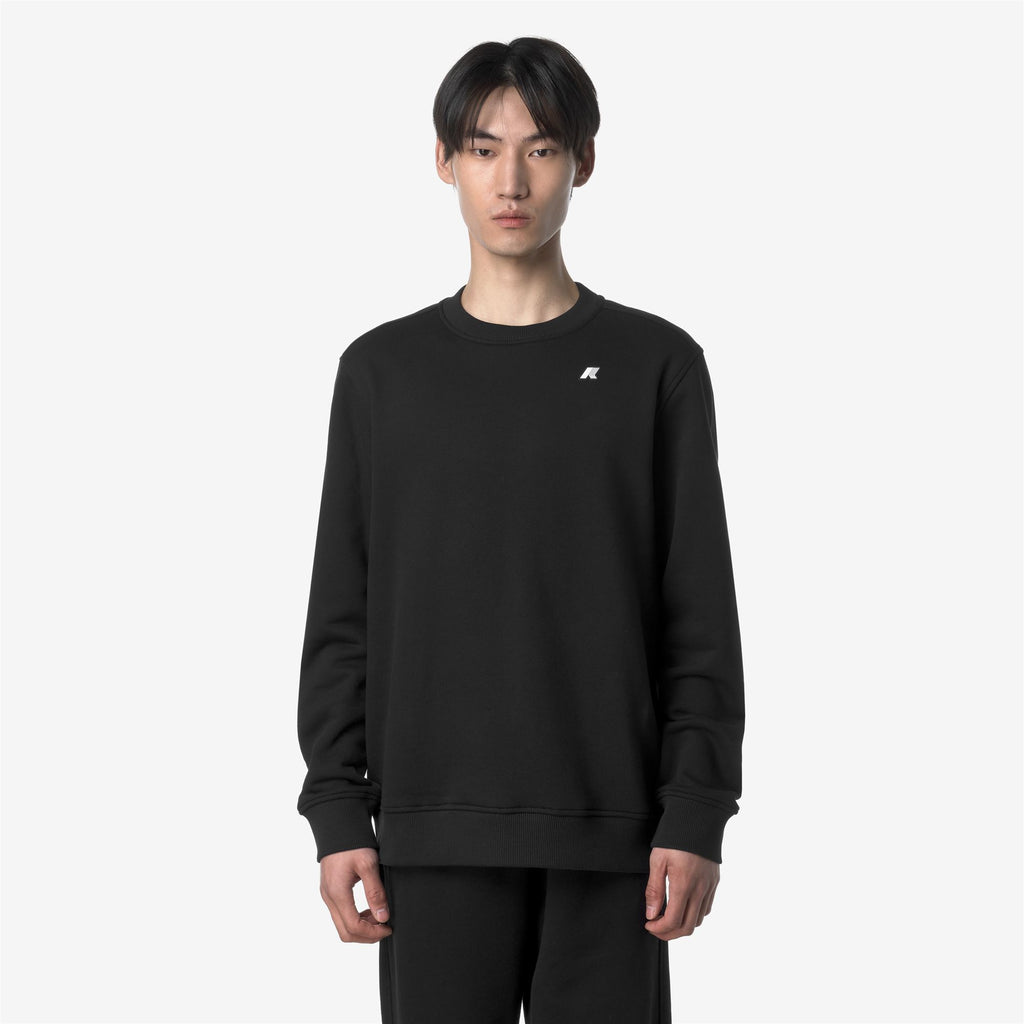 Fleece_MAN_BAPTISTE FRENCH TERRY_Jumper_Black Pure - Commercial 4