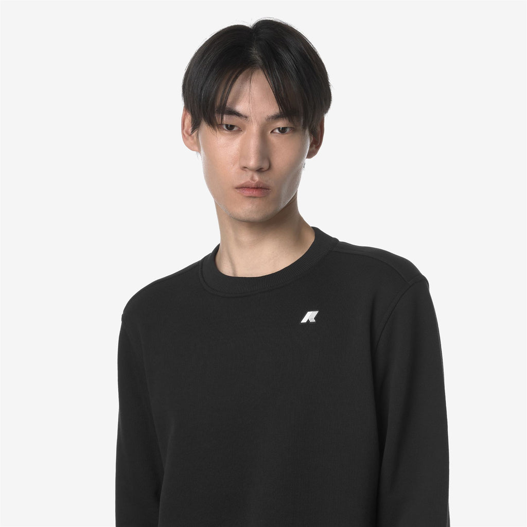 Fleece_MAN_BAPTISTE FRENCH TERRY_Jumper_Black Pure - Commercial 7