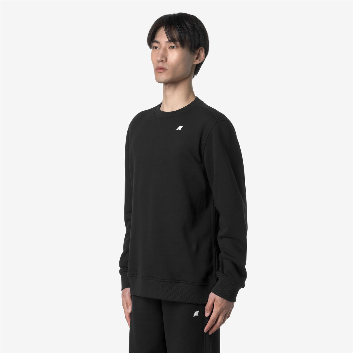 Fleece_MAN_BAPTISTE FRENCH TERRY_Jumper_Black Pure - Commercial 5