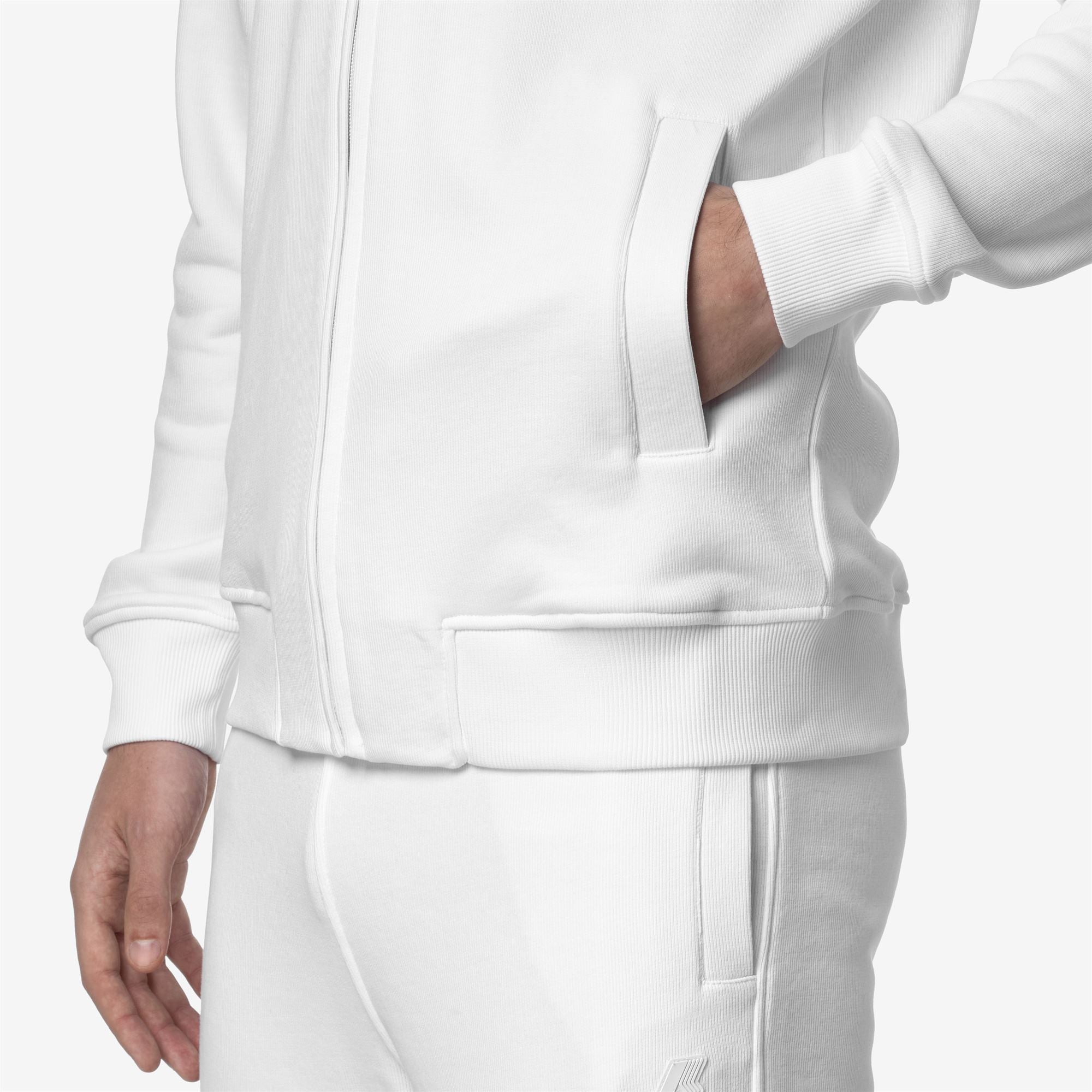 Fleece_MAN_ANTHONY FRENCH TERRY_Jacket_White - Commercial 7