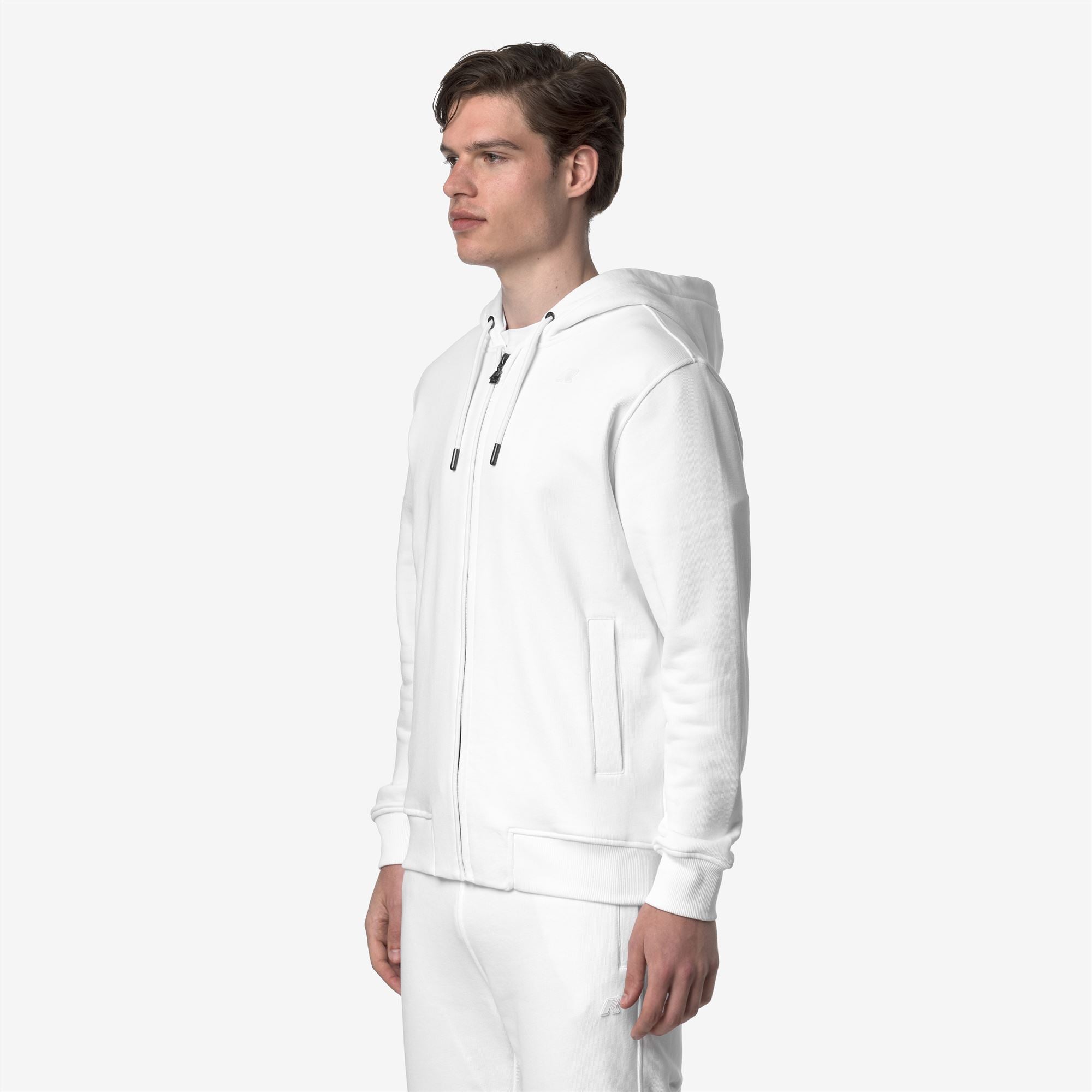 Fleece_MAN_ANTHONY FRENCH TERRY_Jacket_White - Commercial 5