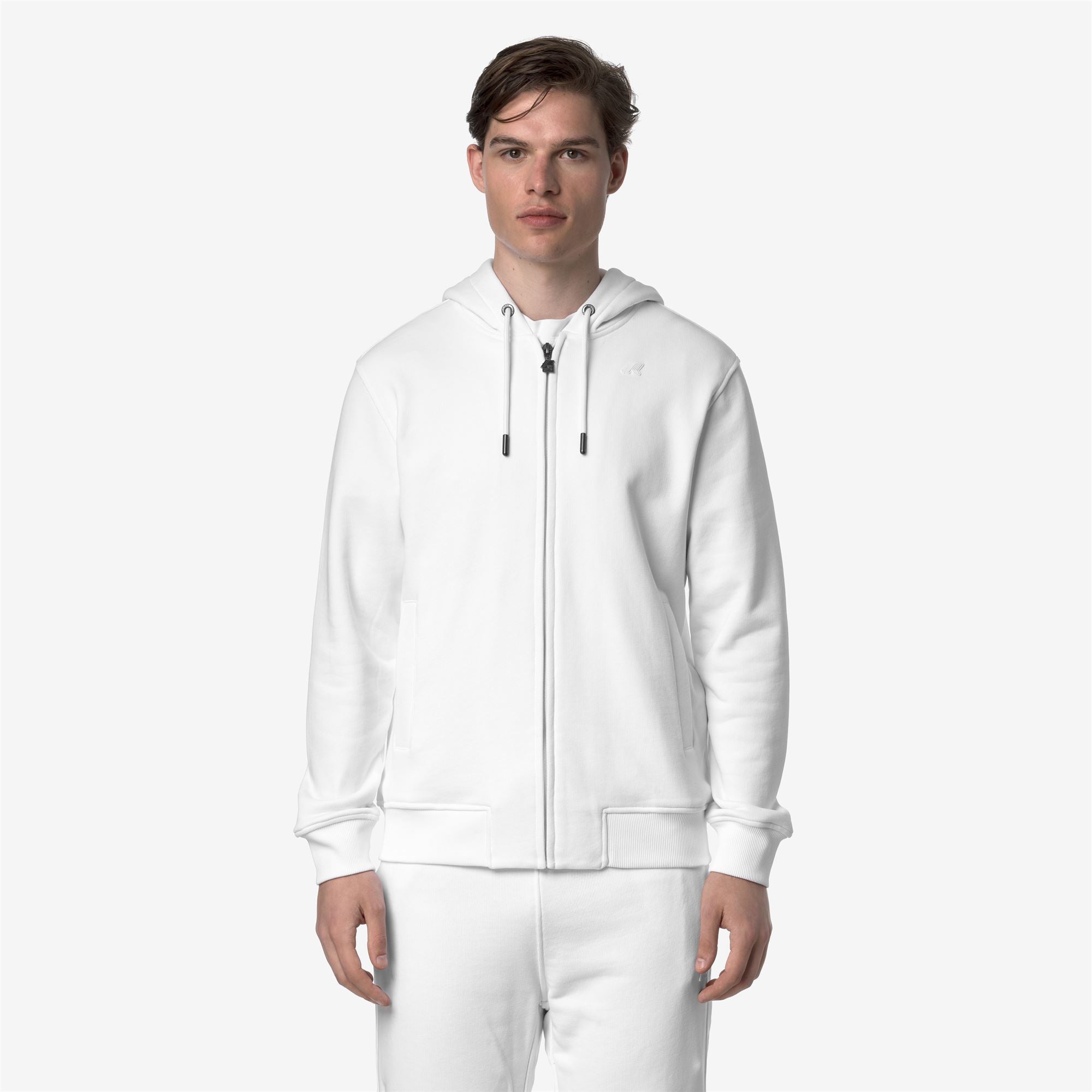 Fleece Man ANTHONY FRENCH TERRY Jacket WHITE
