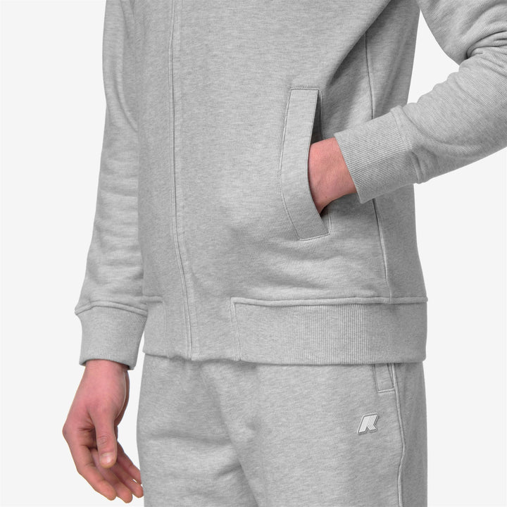 ANTHONY FRENCH TERRY - Fleece - Jacket - Man - GREY MID MEL 2