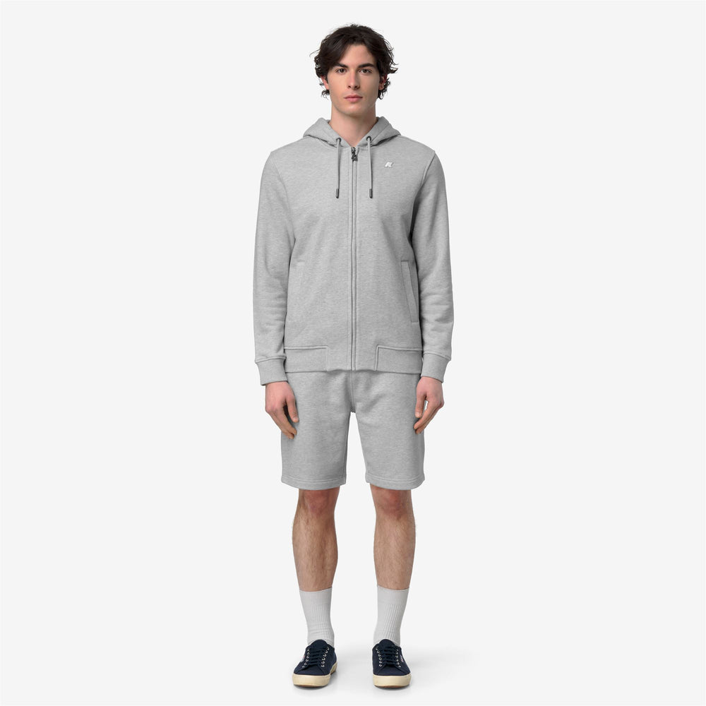ANTHONY FRENCH TERRY - Fleece - Jacket - Man - GREY MID MEL 02