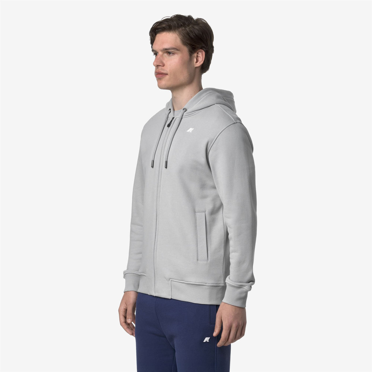 Fleece_MAN_ANTHONY FRENCH TERRY_Jacket_Grey - Commercial 5