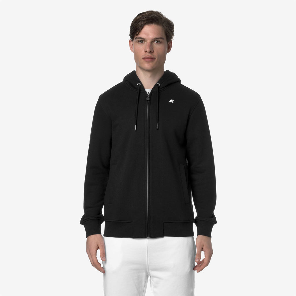 Fleece_MAN_ANTHONY FRENCH TERRY_Jacket_Black Pure - Commercial 4
