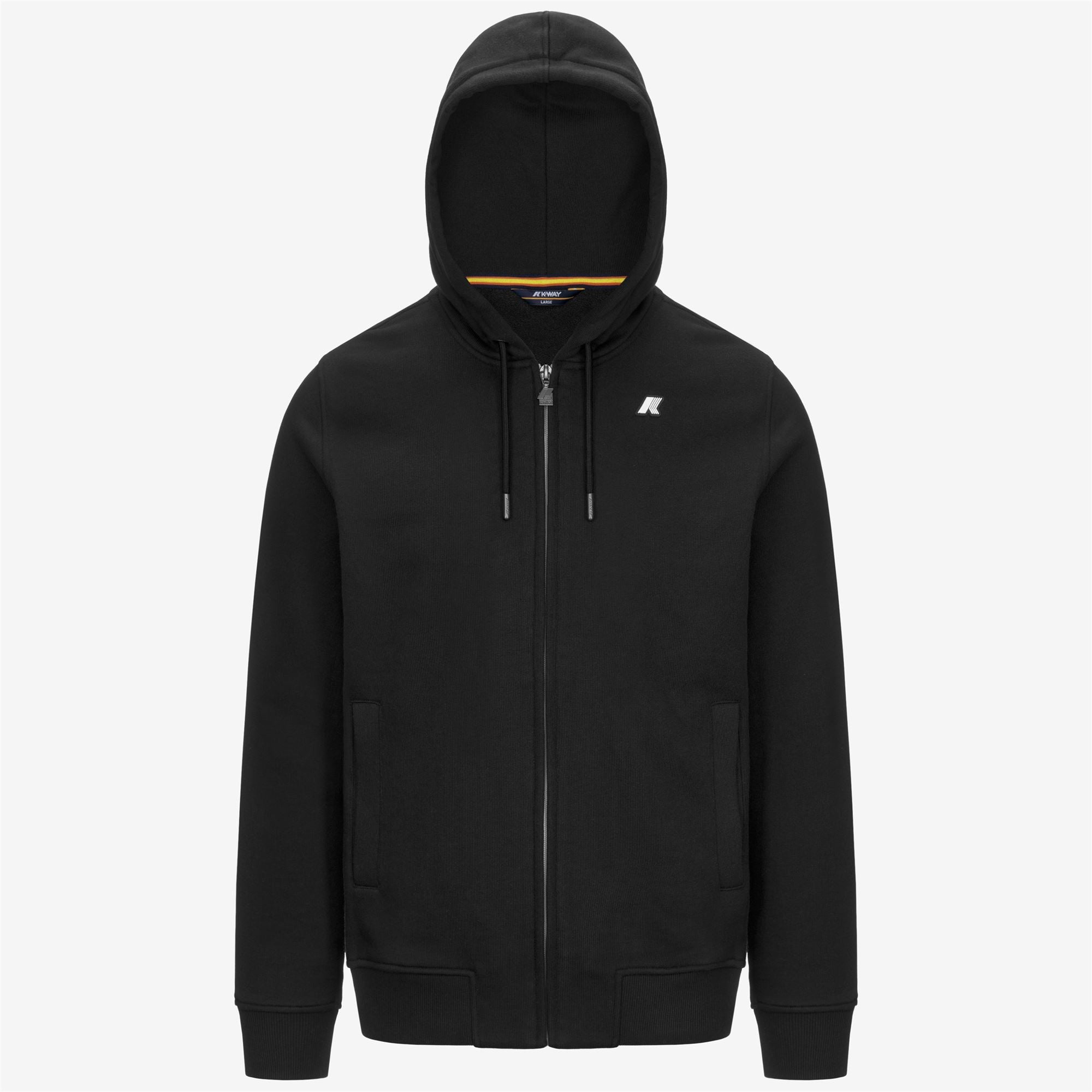 Fleece_MAN_ANTHONY FRENCH TERRY_Jacket_Black Pure - Commercial 1