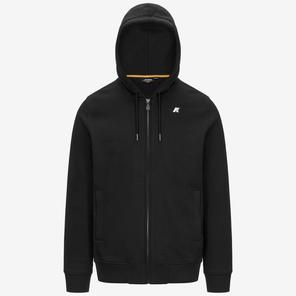 Fleece_MAN_ANTHONY FRENCH TERRY_Jacket_Black Pure - Commercial 1