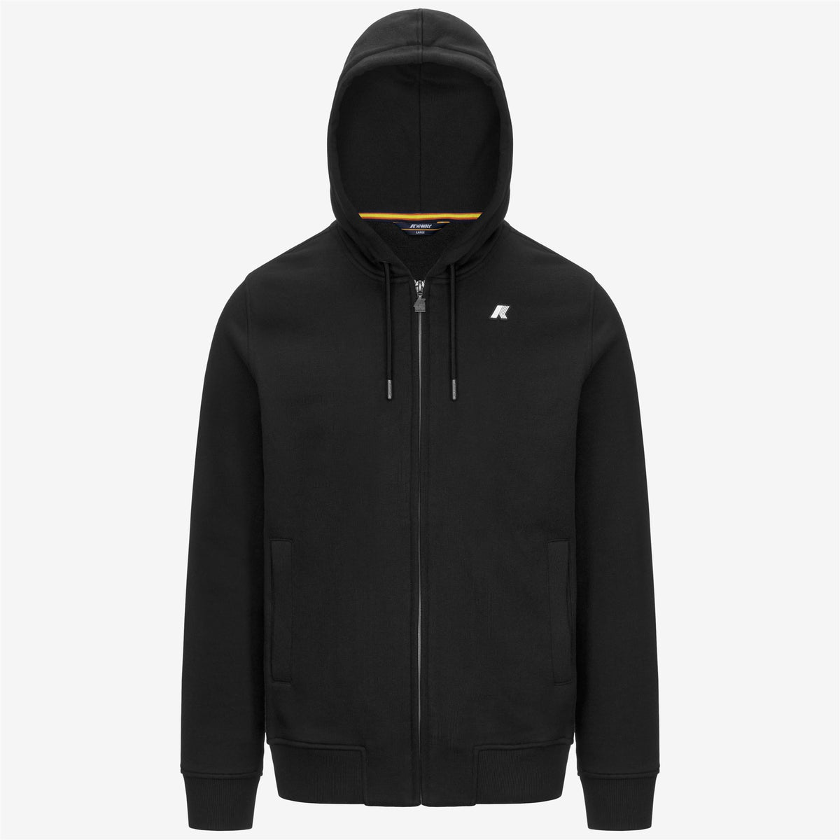 Fleece_MAN_ANTHONY FRENCH TERRY_Jacket_Black Pure - Commercial 1
