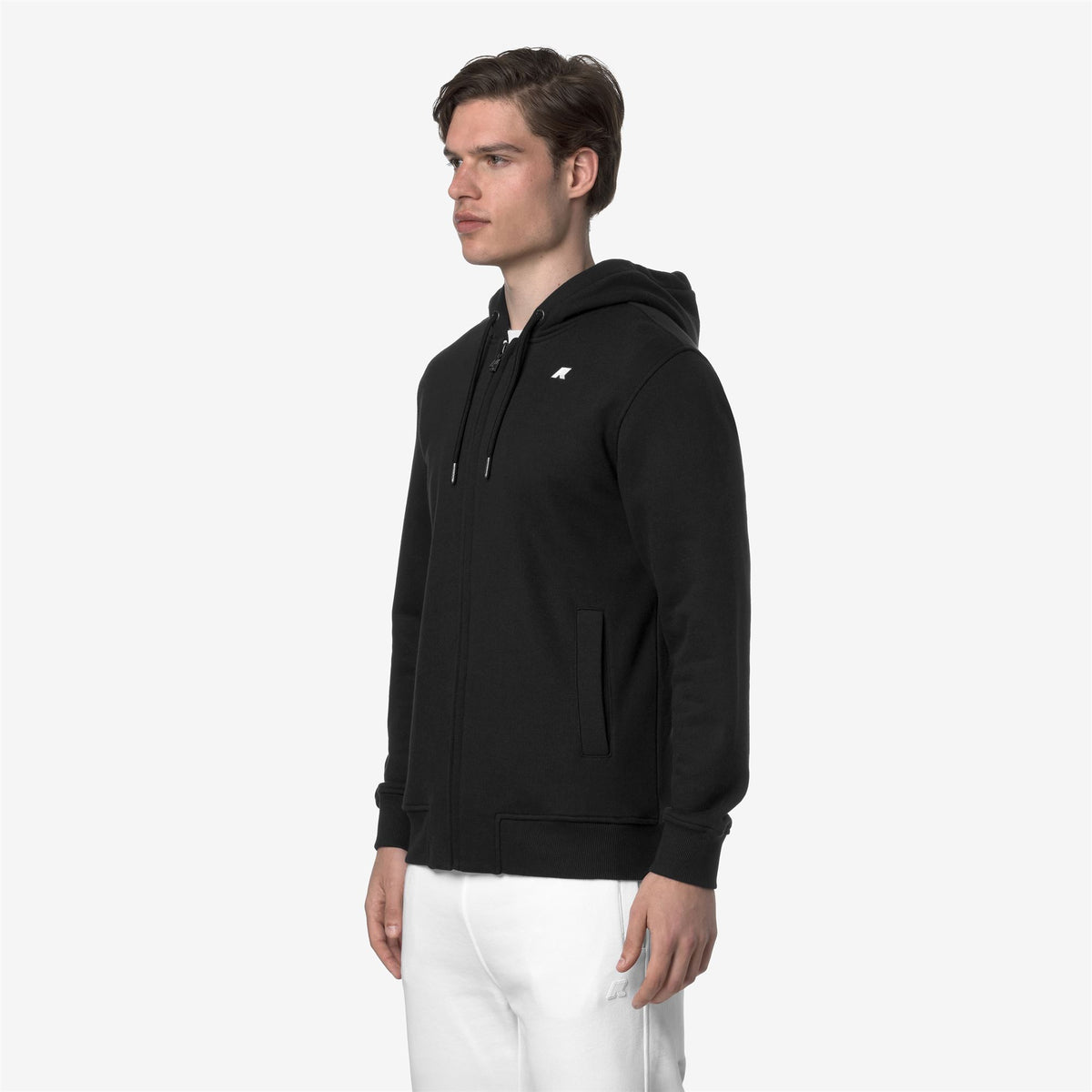 Fleece_MAN_ANTHONY FRENCH TERRY_Jacket_Black Pure - Commercial 5