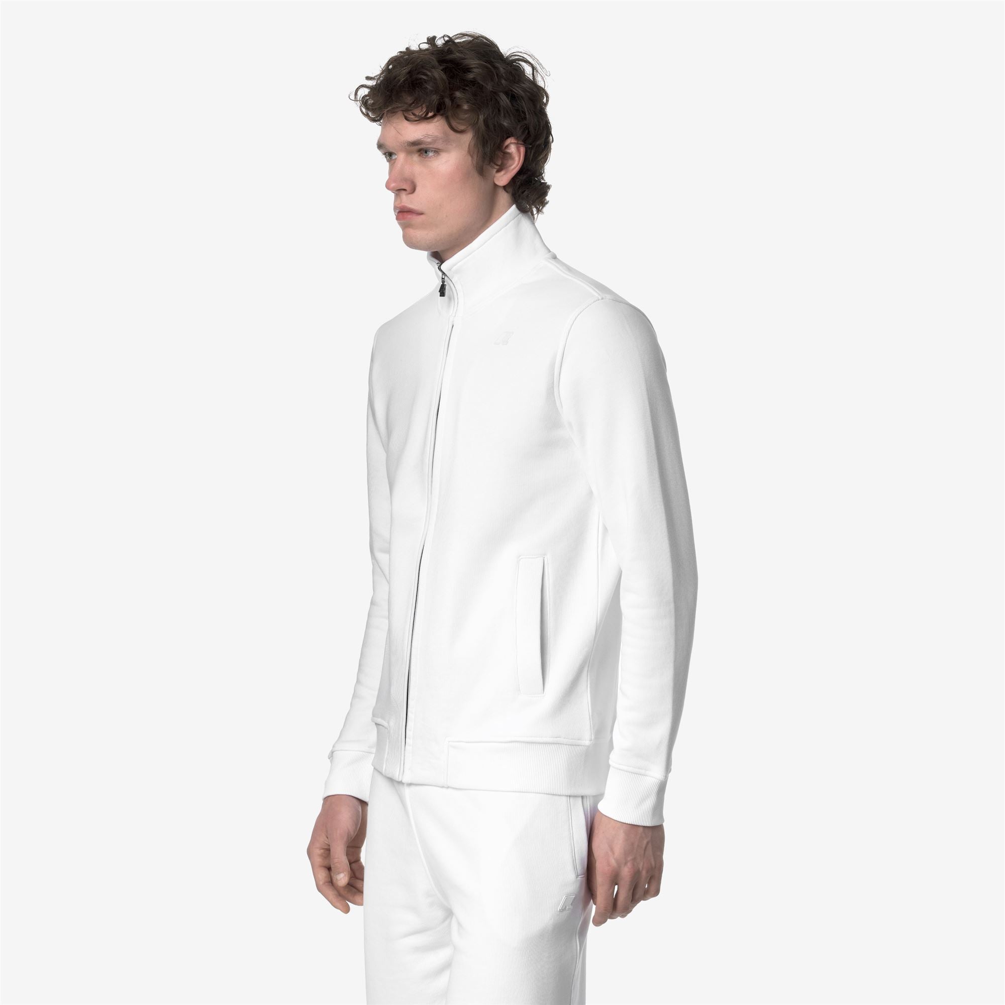 Fleece_MAN_FINN FRENCH TERRY_Jacket_White - Commercial 5
