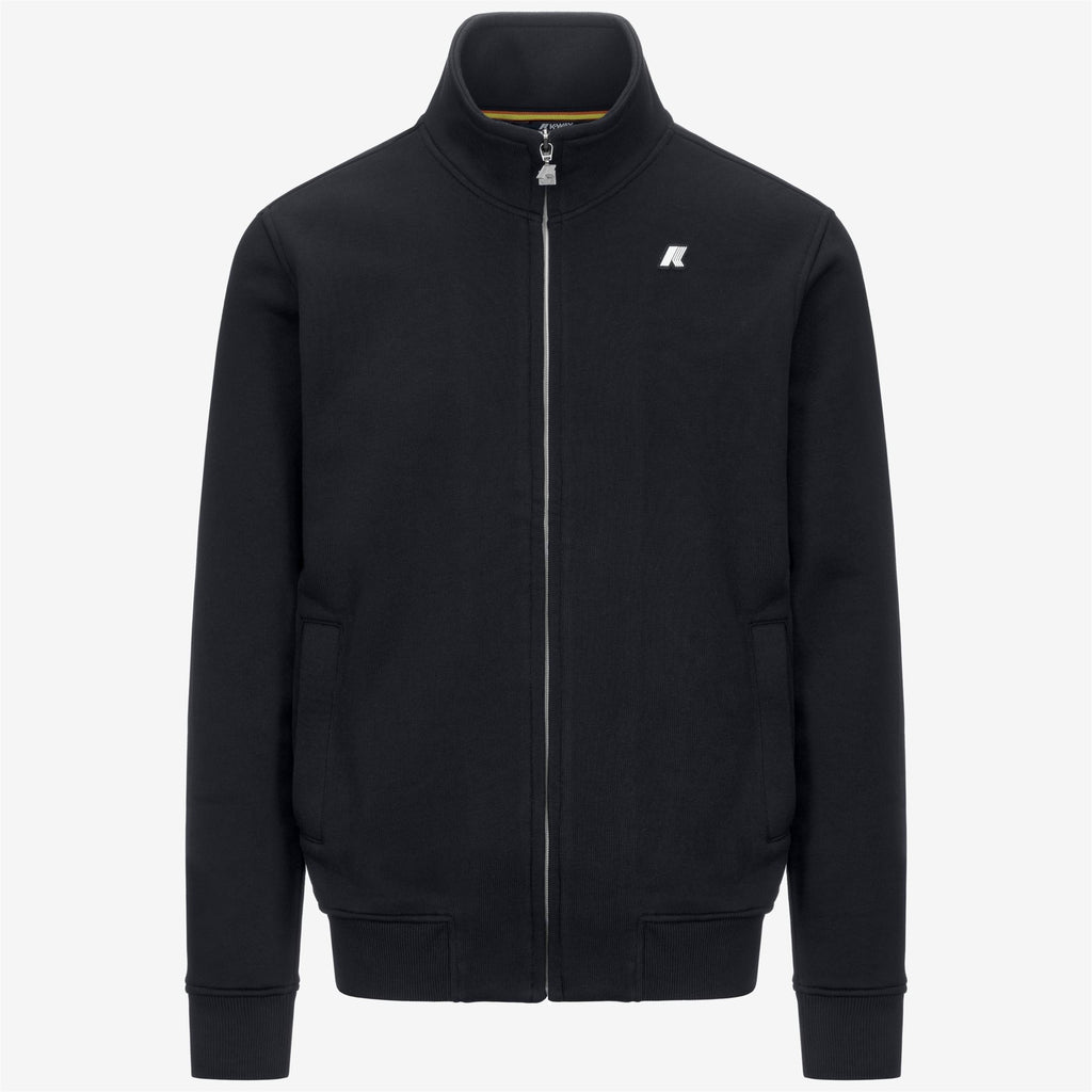 Fleece_MAN_FINN FRENCH TERRY_Jacket_Blue Depth - Commercial 1