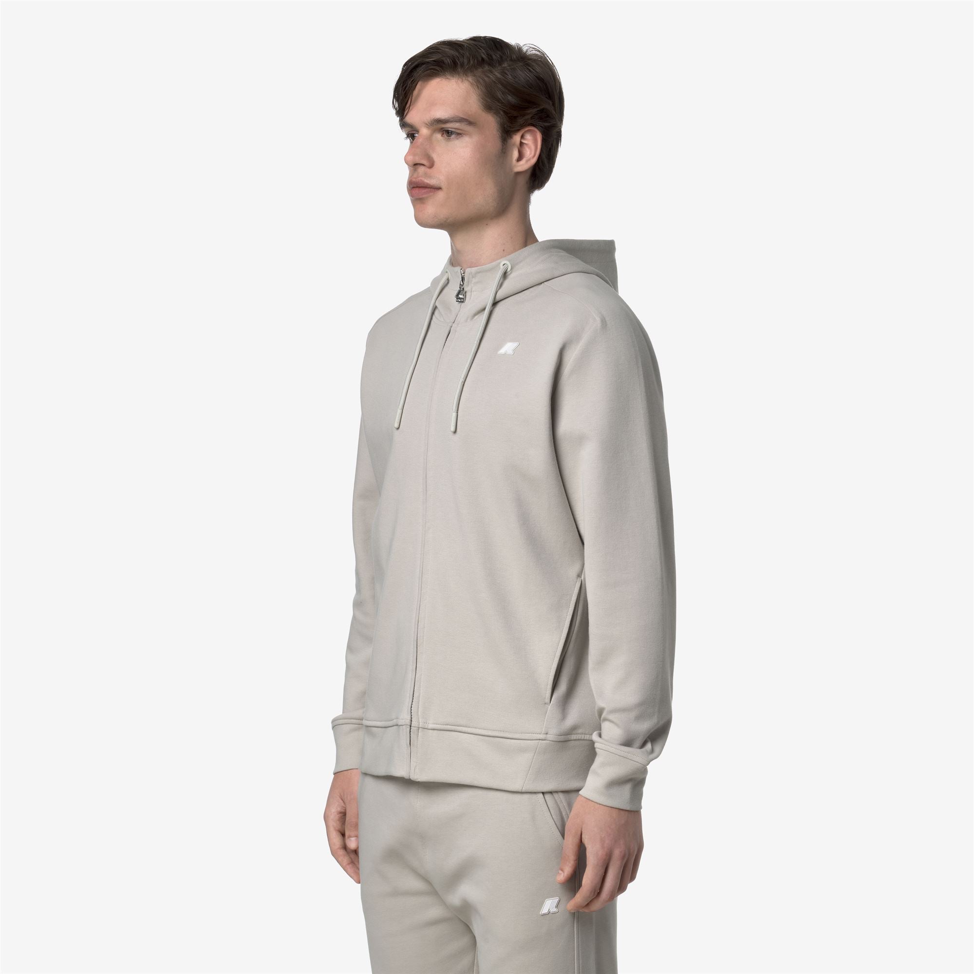 Fleece_MAN_ANTON INTERLOCK_Jacket_BEIGE LT - Commercial 5