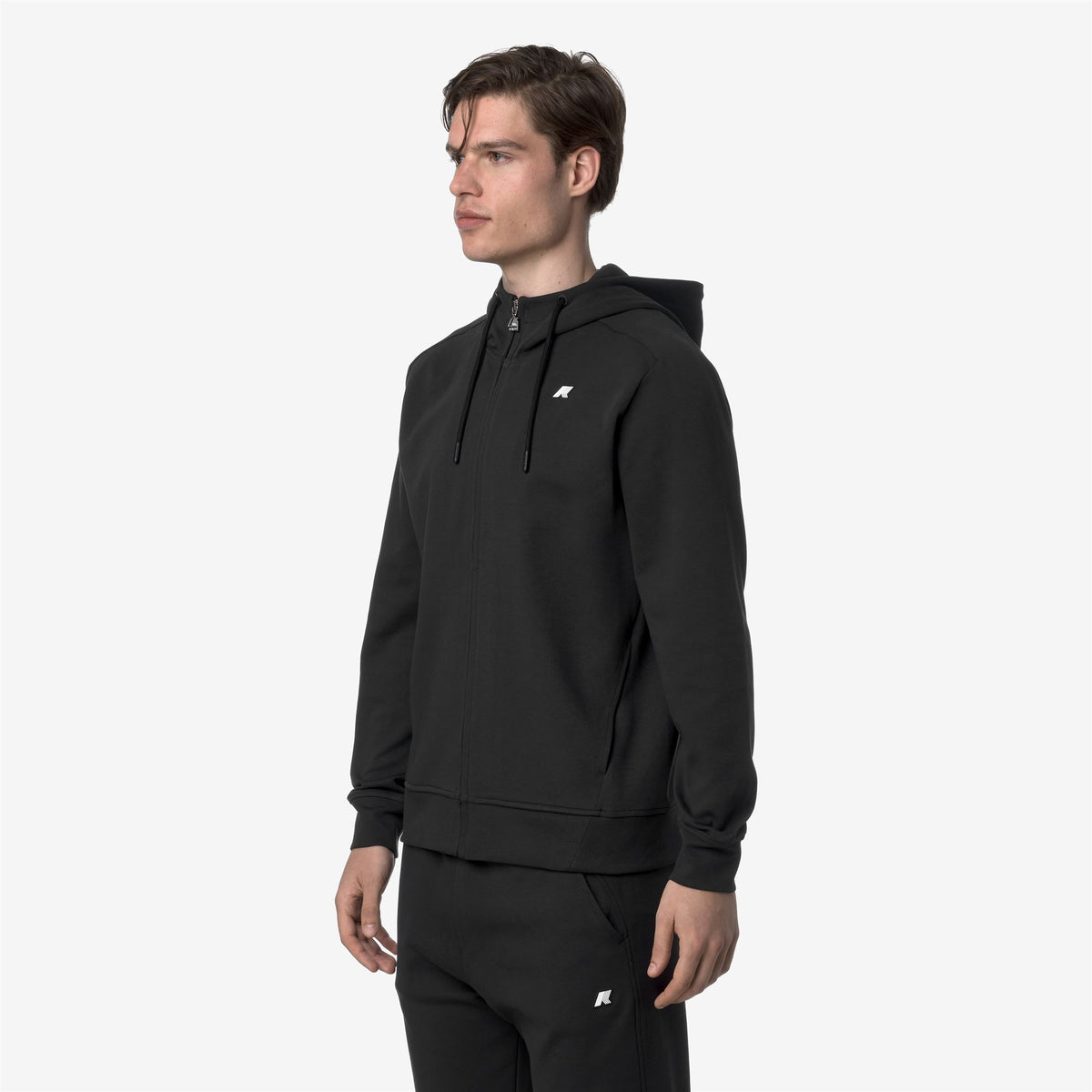 Fleece_MAN_ANTON INTERLOCK_Jacket_Black Pure - Commercial 5