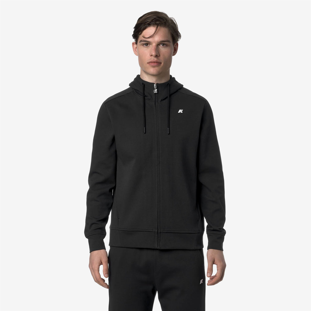 Fleece_MAN_ANTON INTERLOCK_Jacket_Black Pure - Commercial 4