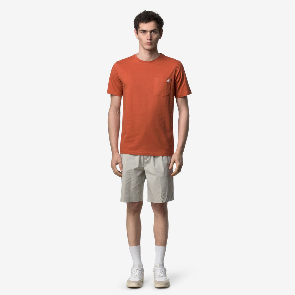 T-Shirts & Top_Man_SIGUR SLIM JERSEY_T-Shirt_Orange Brownish - Commercial 4