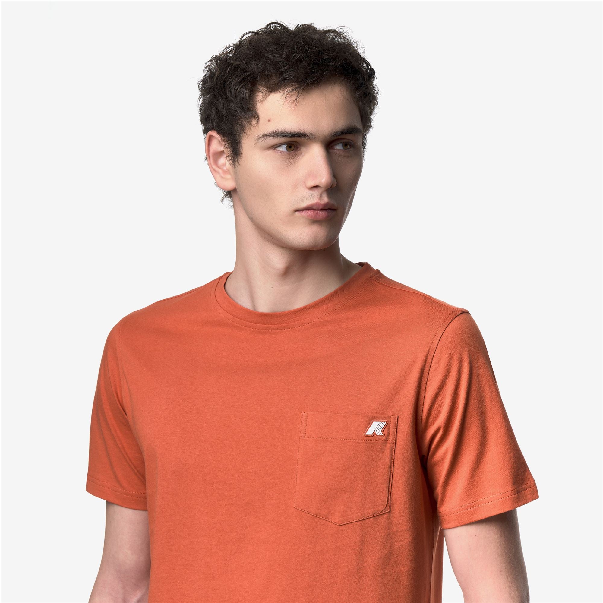 T-Shirts & Top_Man_SIGUR SLIM JERSEY_T-Shirt_Orange Brownish - Commercial 7