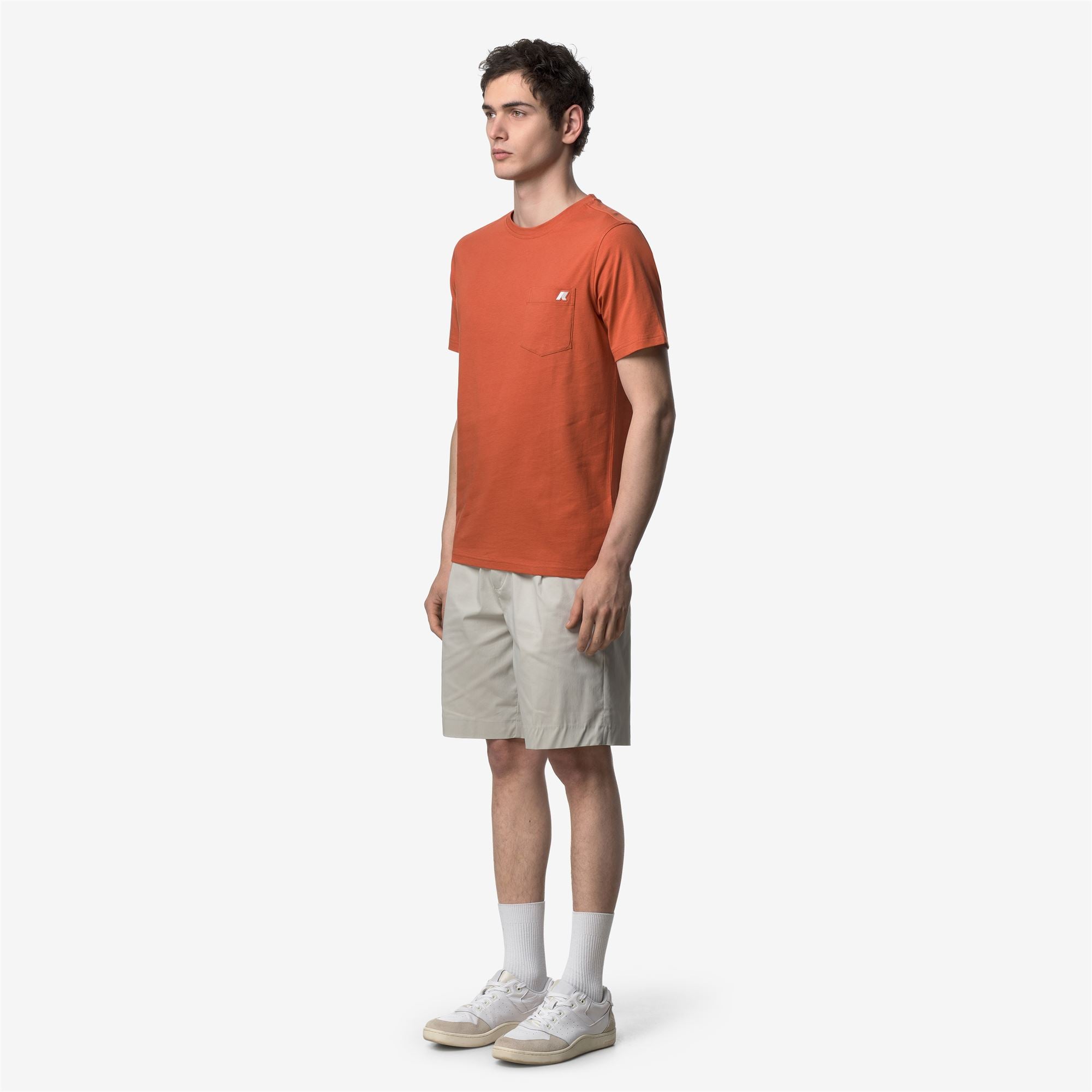 T-Shirts & Top_Man_SIGUR SLIM JERSEY_T-Shirt_Orange Brownish - Commercial 5