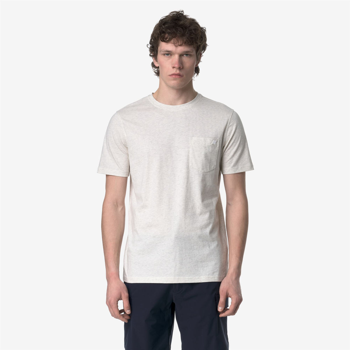 T-Shirts & Top_MAN_SIGUR JERSEY_T-Shirt_White Bleached Mel - Commercial 4
