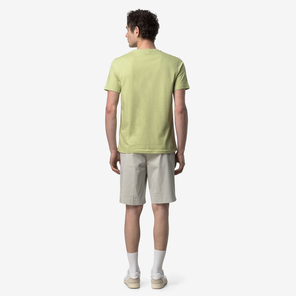 SIGUR JERSEY SLIM T-Shirts & Top T-Shirt Man Green Dk Lime 02