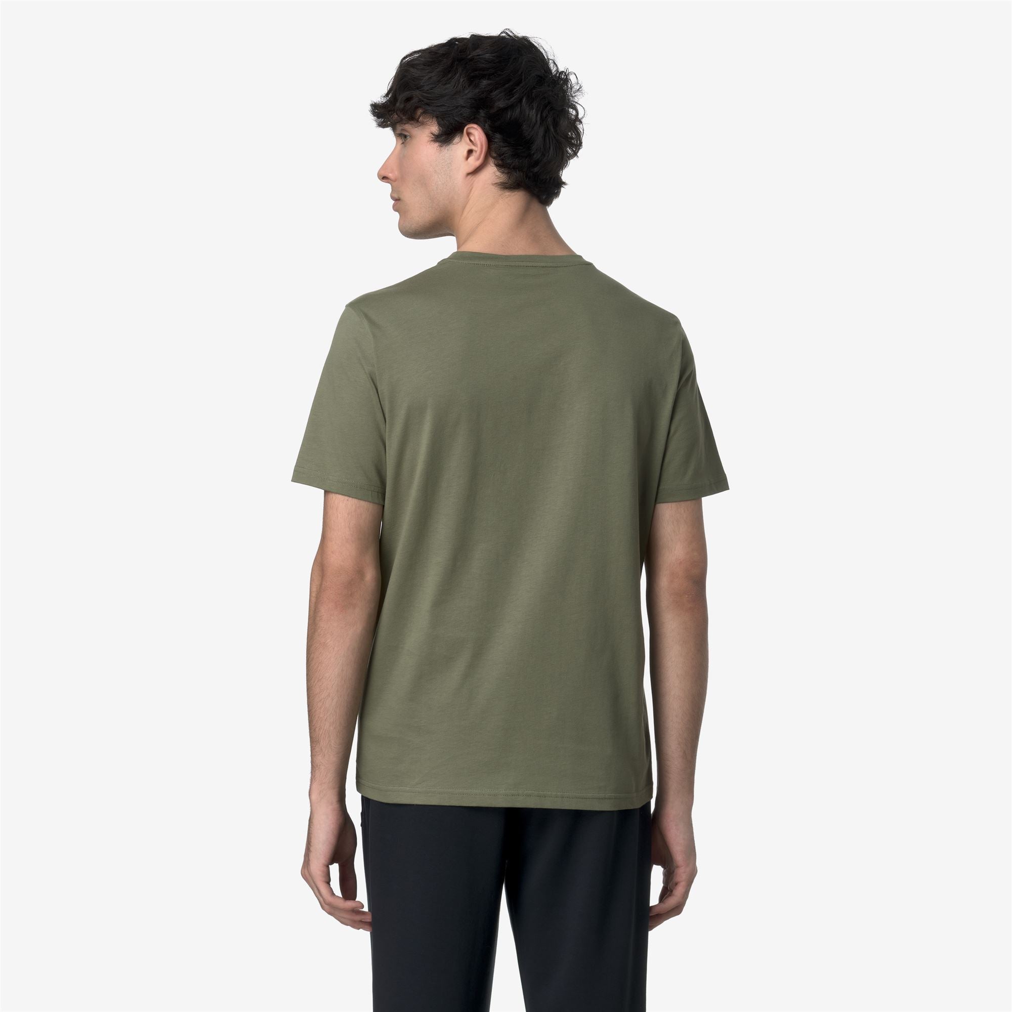 T-ShirtsTop Man SIGUR JERSEY SLIM T-Shirt GREEN LICHEN