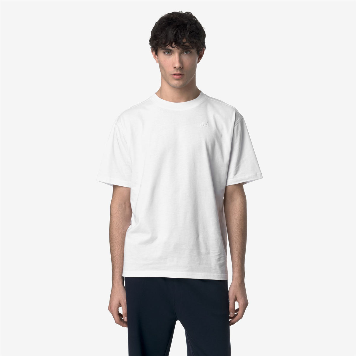 T-Shirts & Top_MAN_SOLO JERSEY_T-Shirt_White - Commercial 4