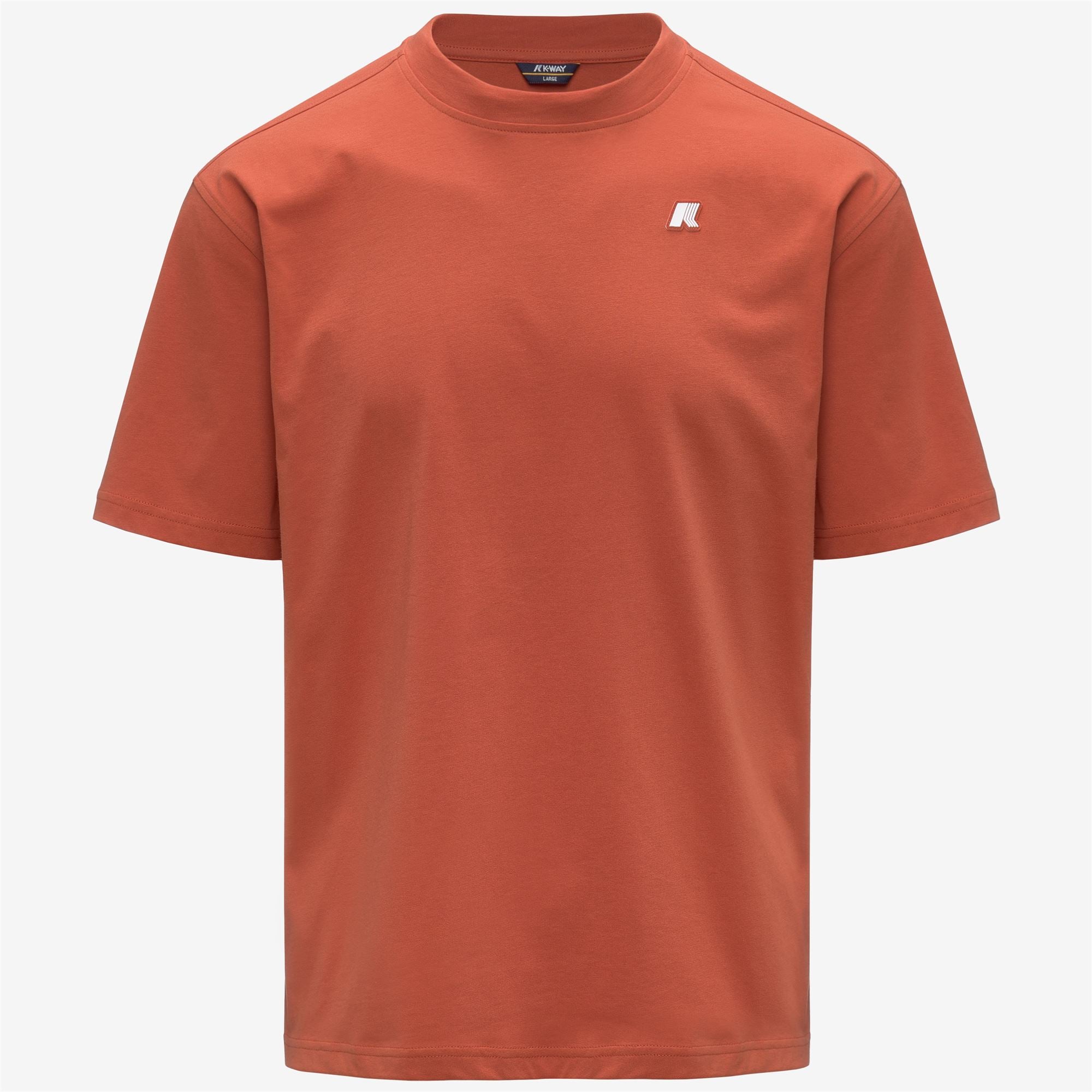 T-Shirts & Top_Man_SOLO JERSEY_T-Shirt_Orange Brownish - Commercial 1