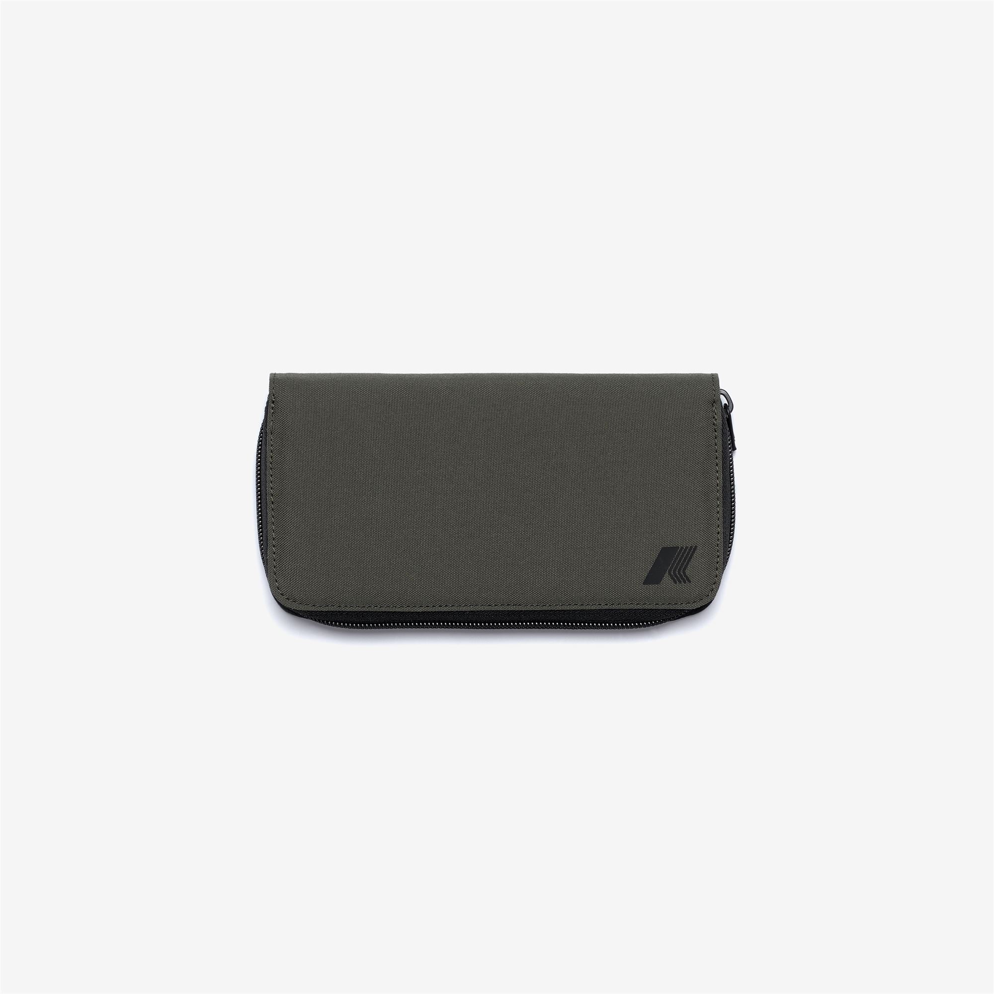 Small Accessories_WOMAN_LORRAINE_Wallet_GREEN BLACKISH - Commercial 1